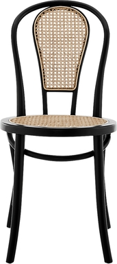 Brookins Black Side Chair, Set of 2