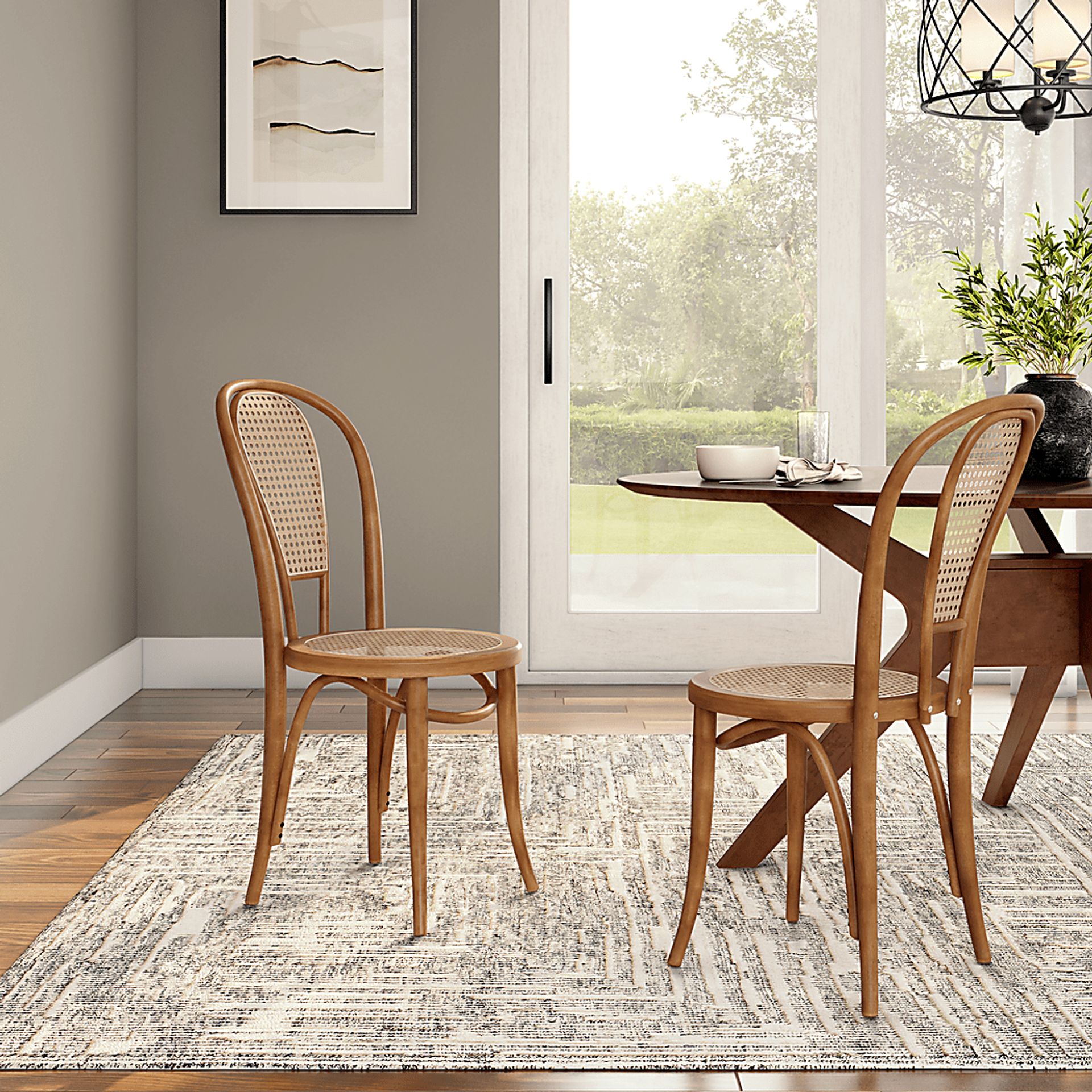 Brookins Brown Side Chair, Set of 2 - Image 2