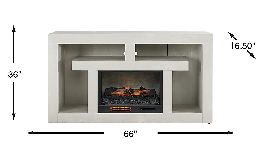 Brookland Park Console with Electric Fireplace - Thumbnail 3