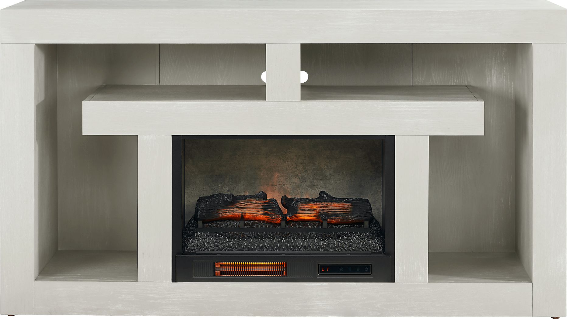 Brookland Park Console with Electric Fireplace - Thumbnail 2