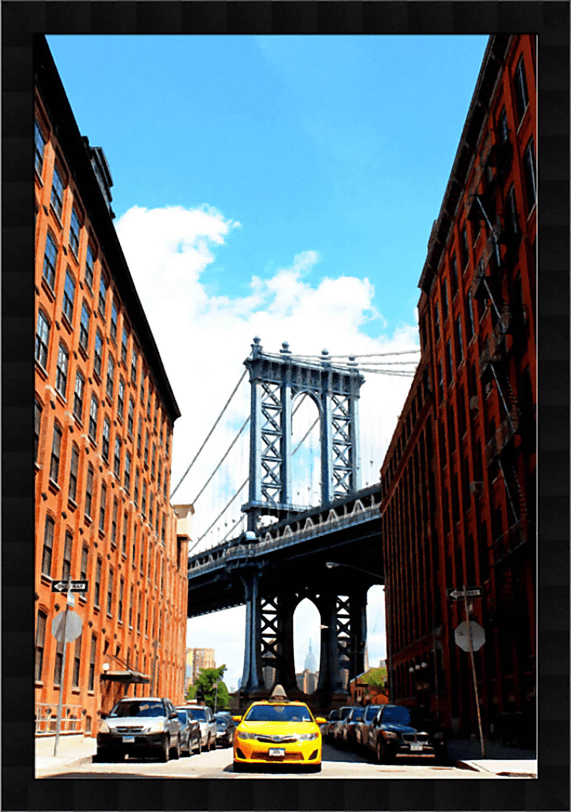 Brooklyn State of Mind Brown Artwork - Image 1