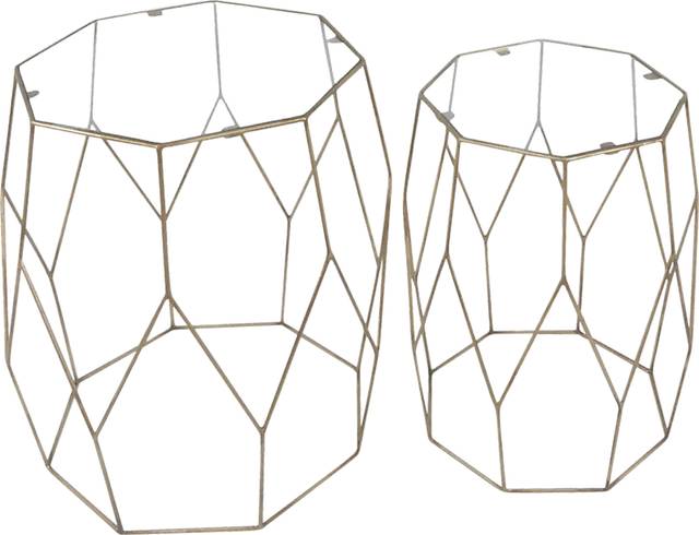 Brookover Gold Set of 2 Accent Tables - Thumbnail - Image 1
