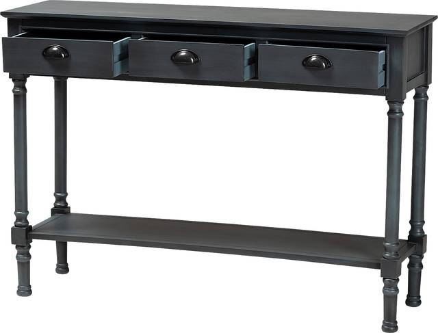 Brookpark Gray Console Table - Thumbnail - Image 2