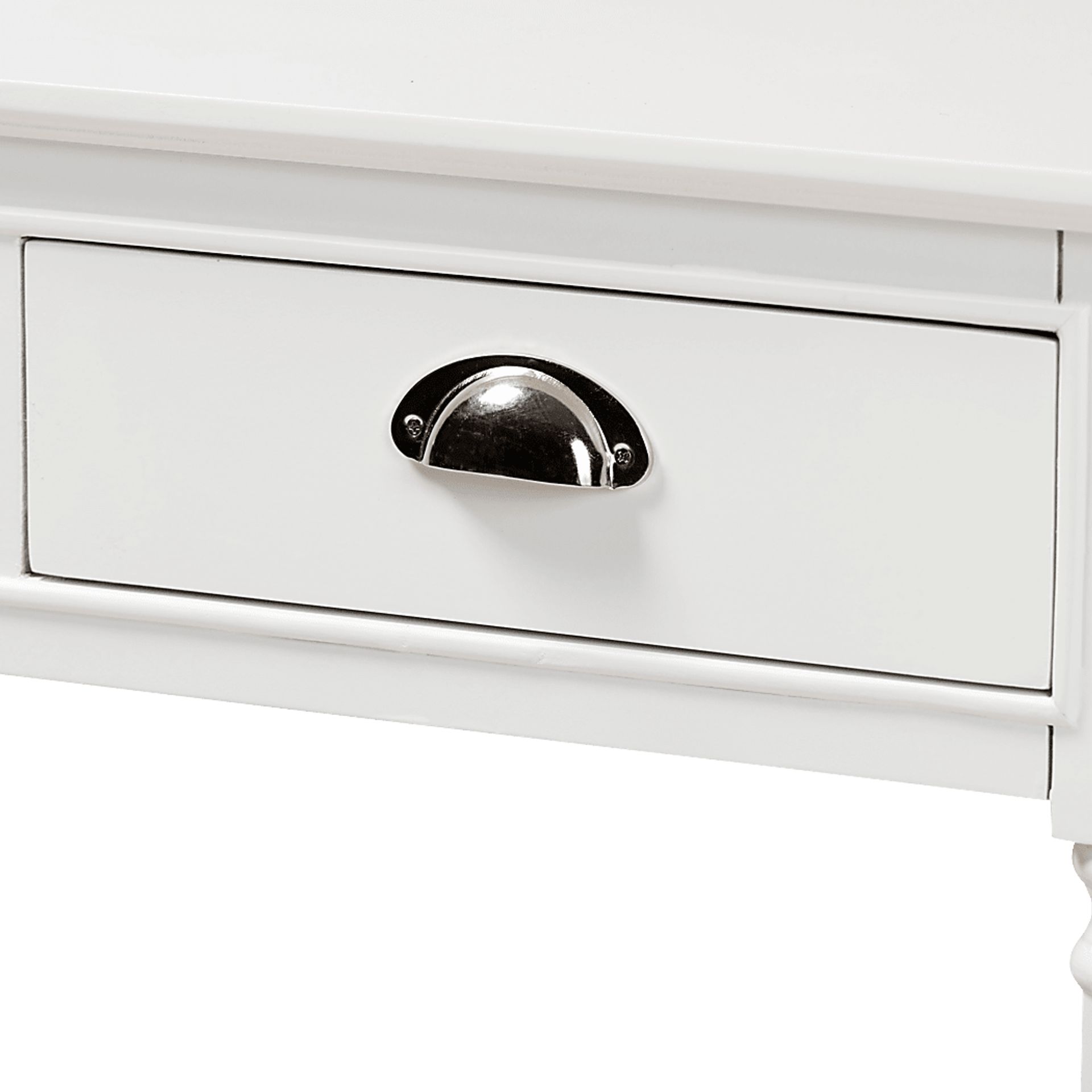 Brookpark White Console Table - Image 5