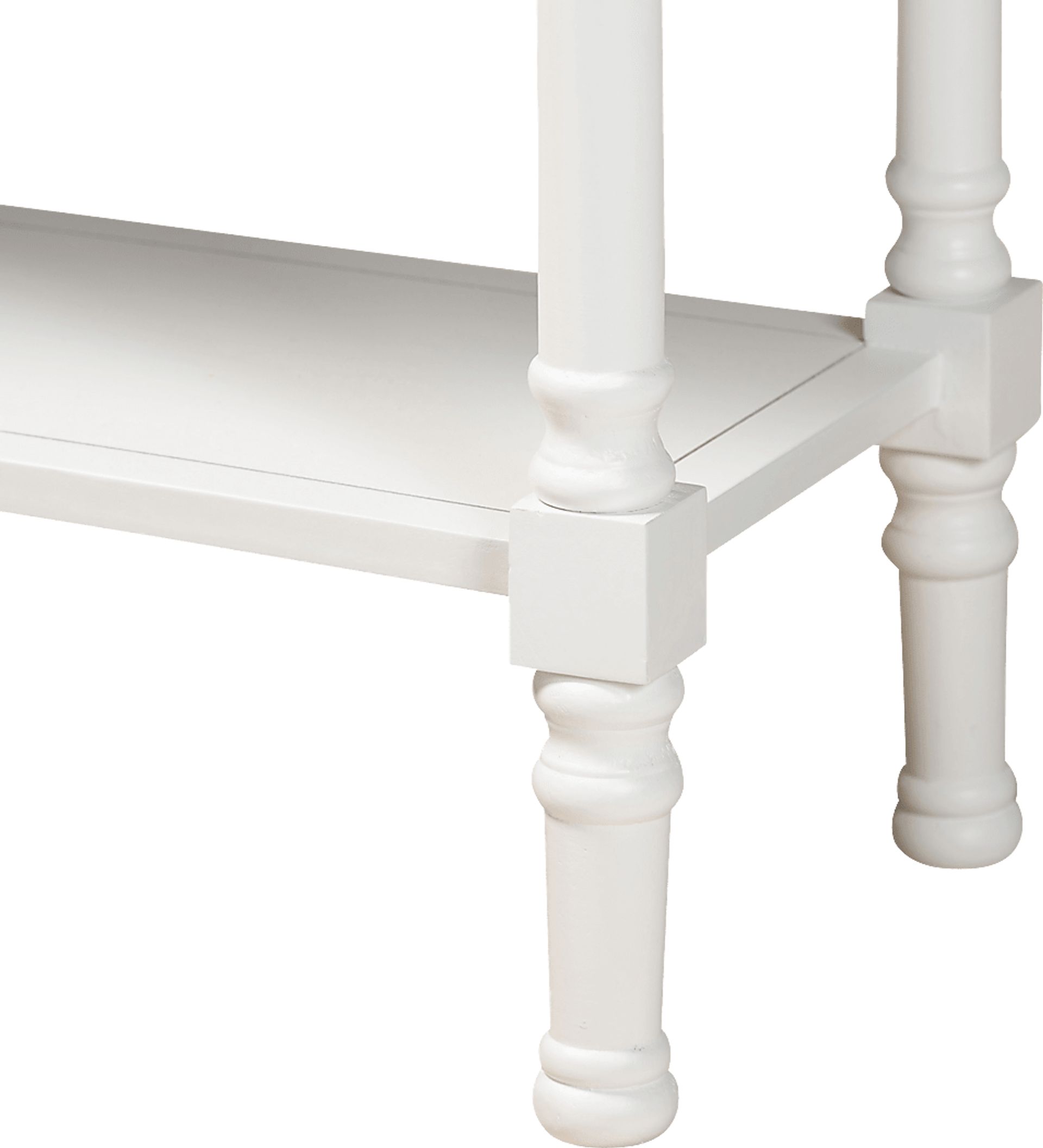 Brookpark White Console Table - Image 6
