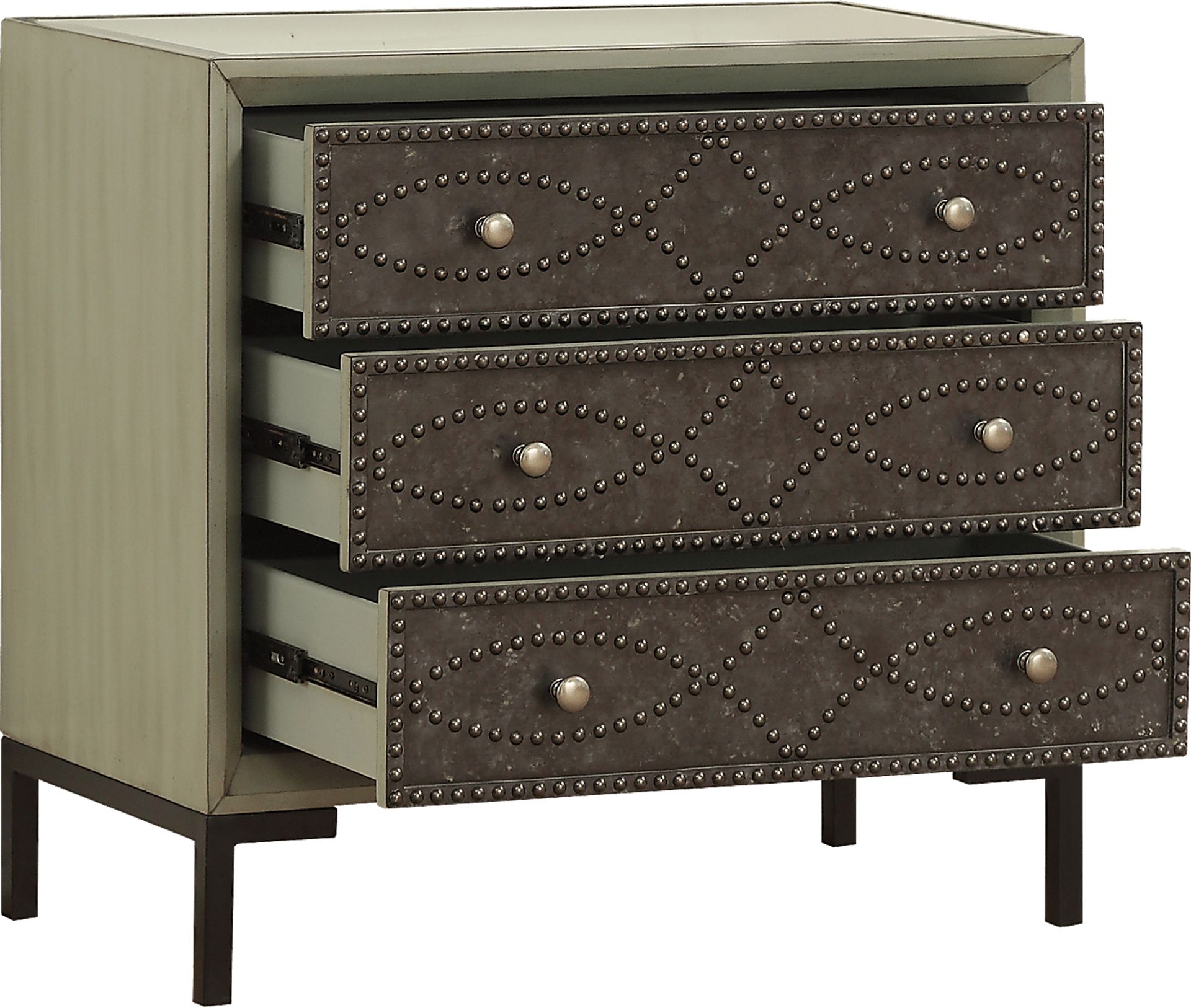 Brooks Court Beige Accent Cabinet - Image 3