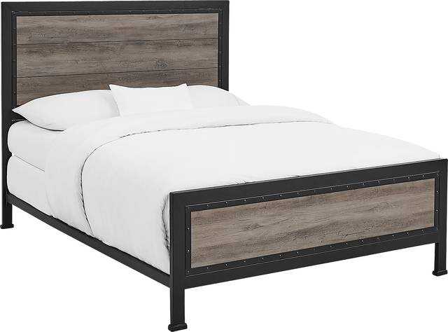 Brooksvale Gray Queen Bed - Thumbnail - Image 1