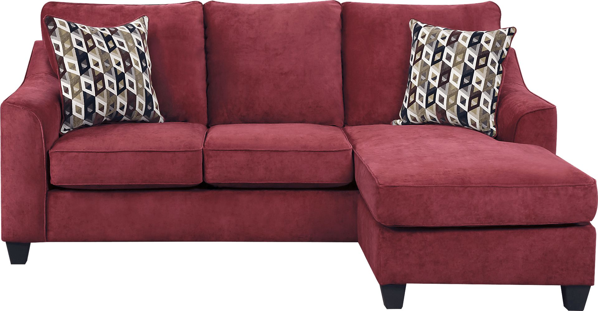 Brooksville Falls Crimson 2 Pc Sectional - Image 1