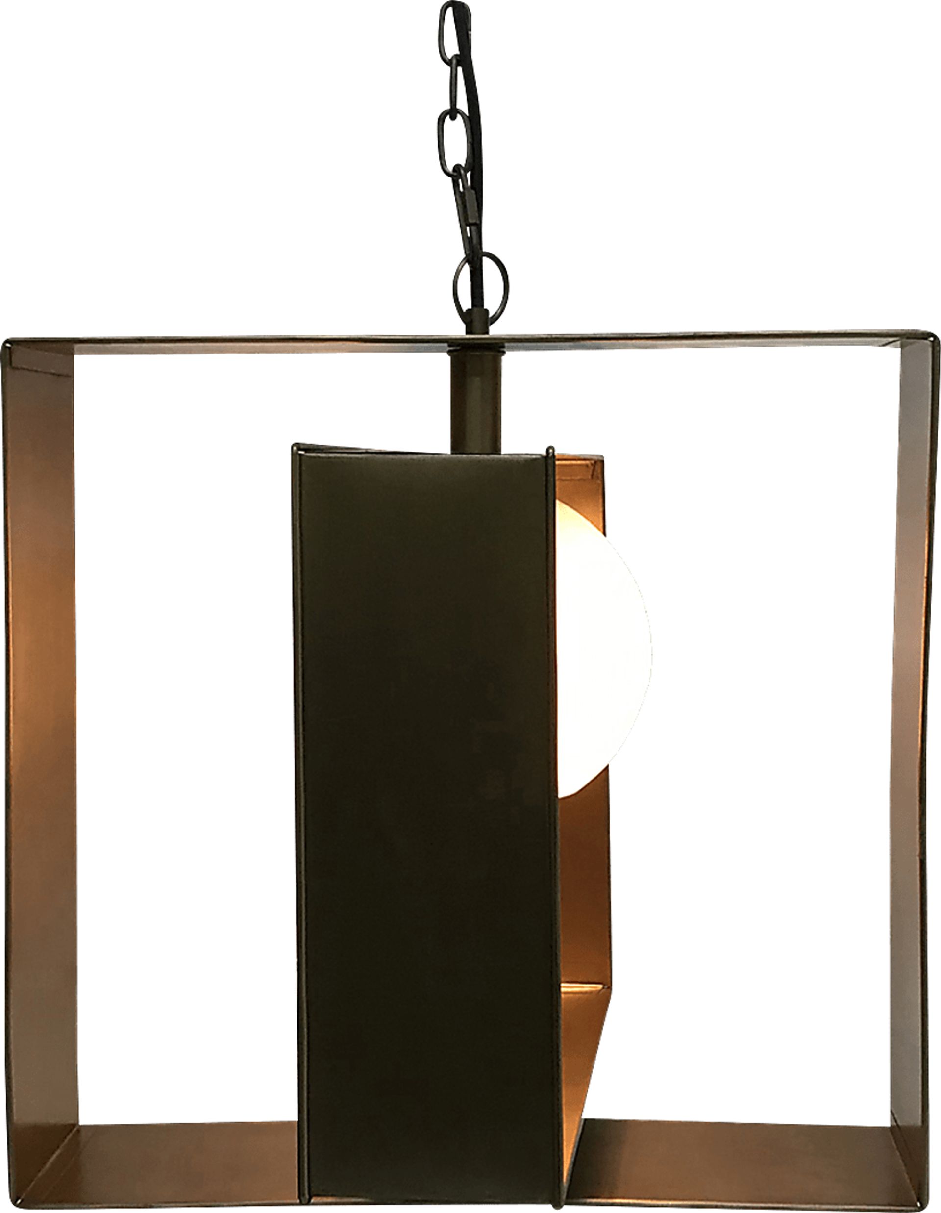 Brookswood Brass Pendant - Image 1