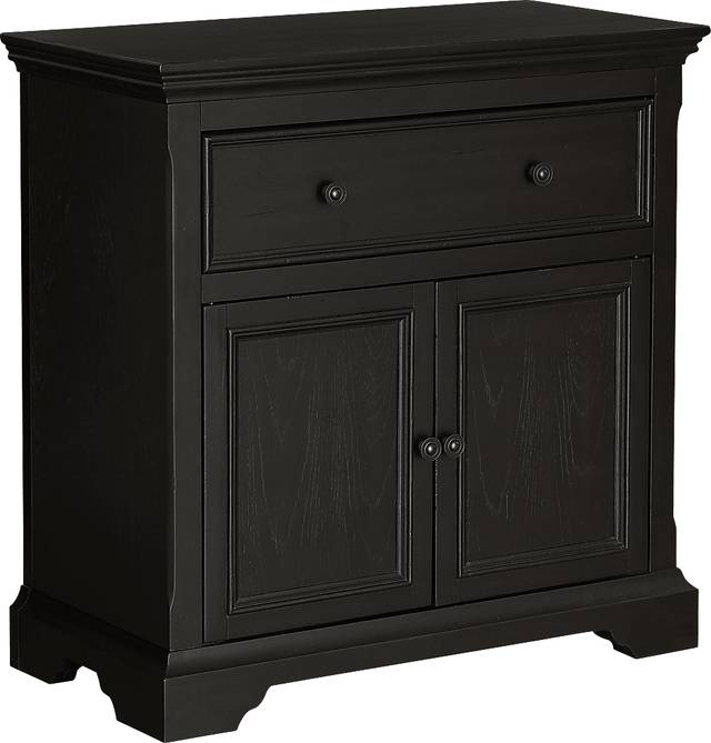 Brooktondale Black Accent Cabinet - Thumbnail - Image 1