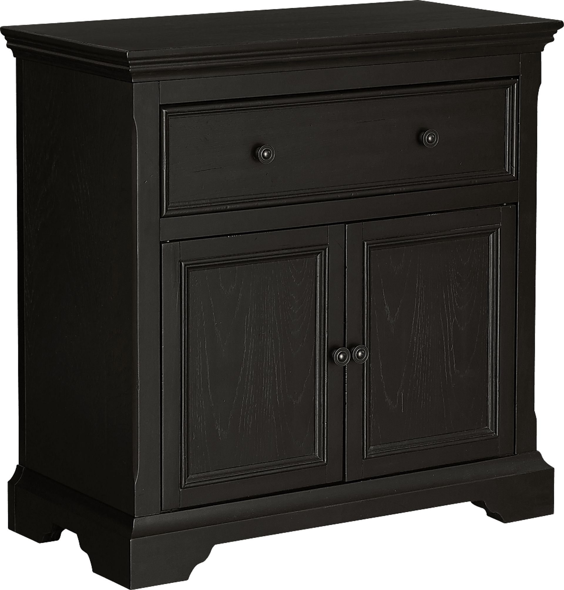 Brooktondale Black Accent Cabinet - Image 1