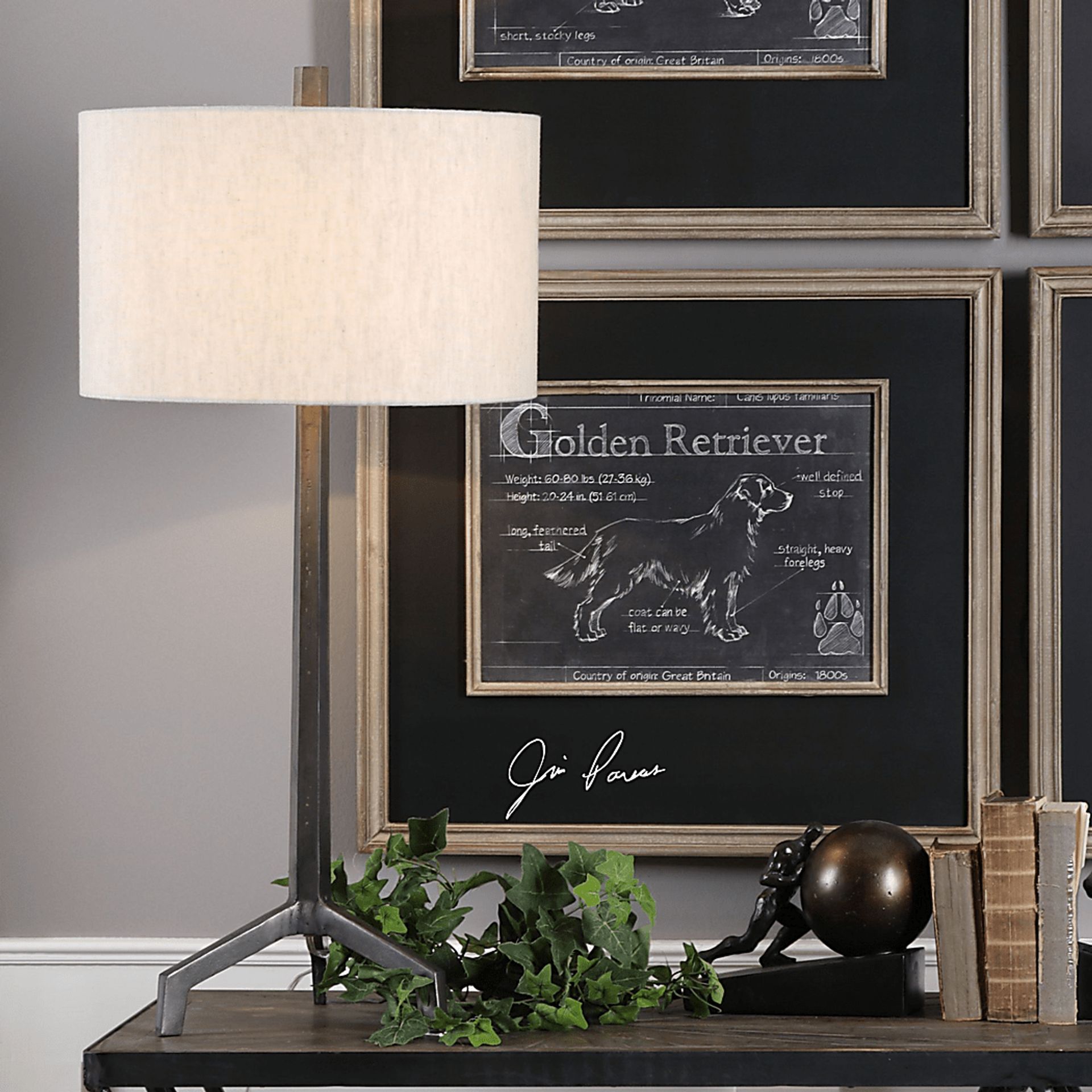 Brookwood Cove Silver Lamp - Image 2