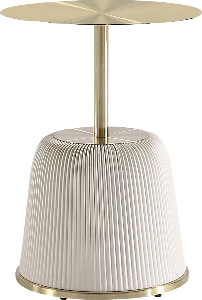 Broomcage I Cream End Table