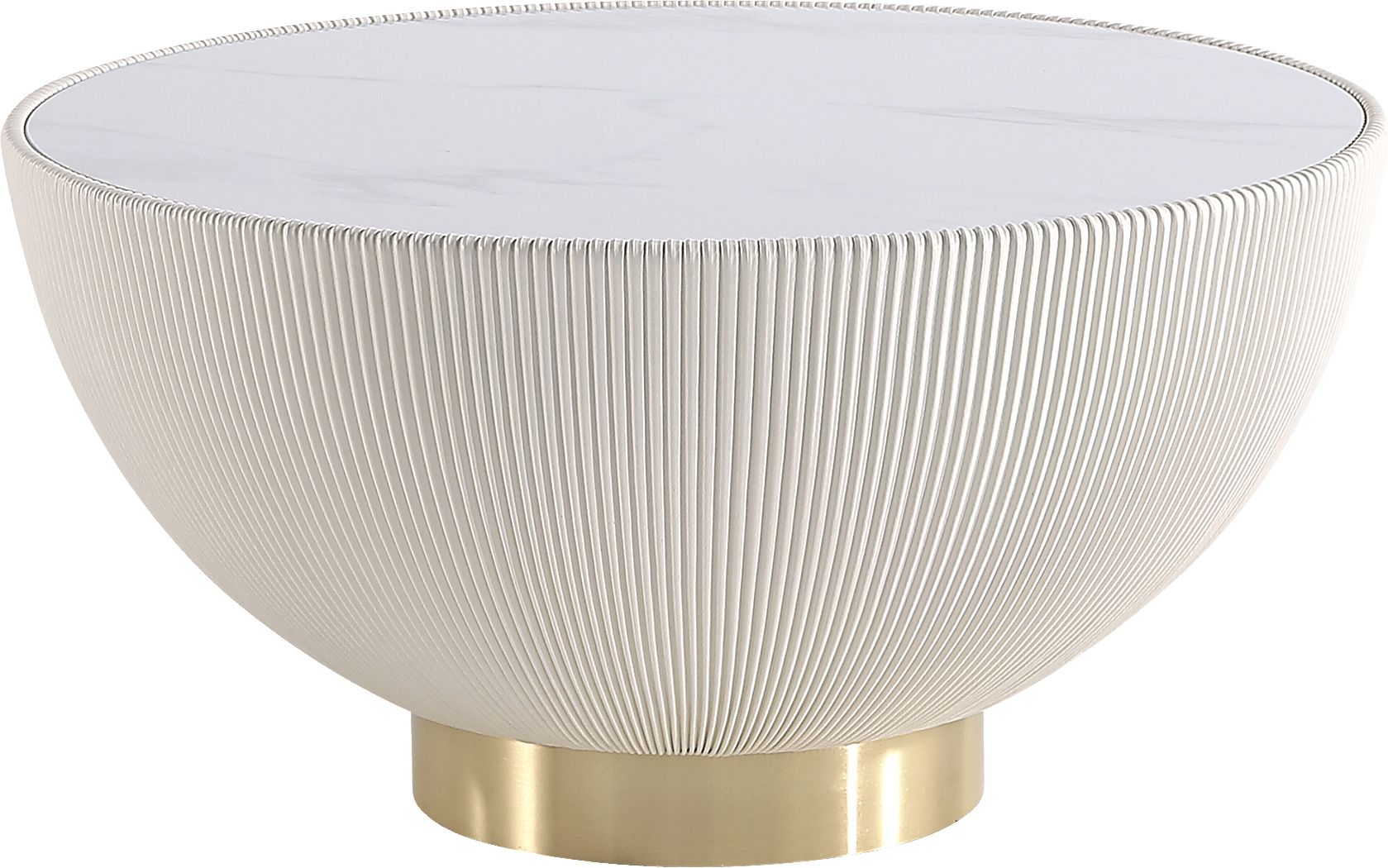 Broomcage II Cream Cocktail Table