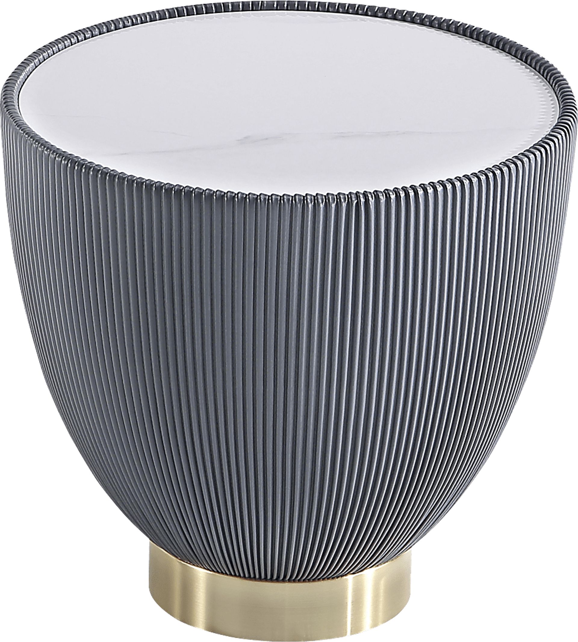 Broomcage III Gray End Table - Image 4