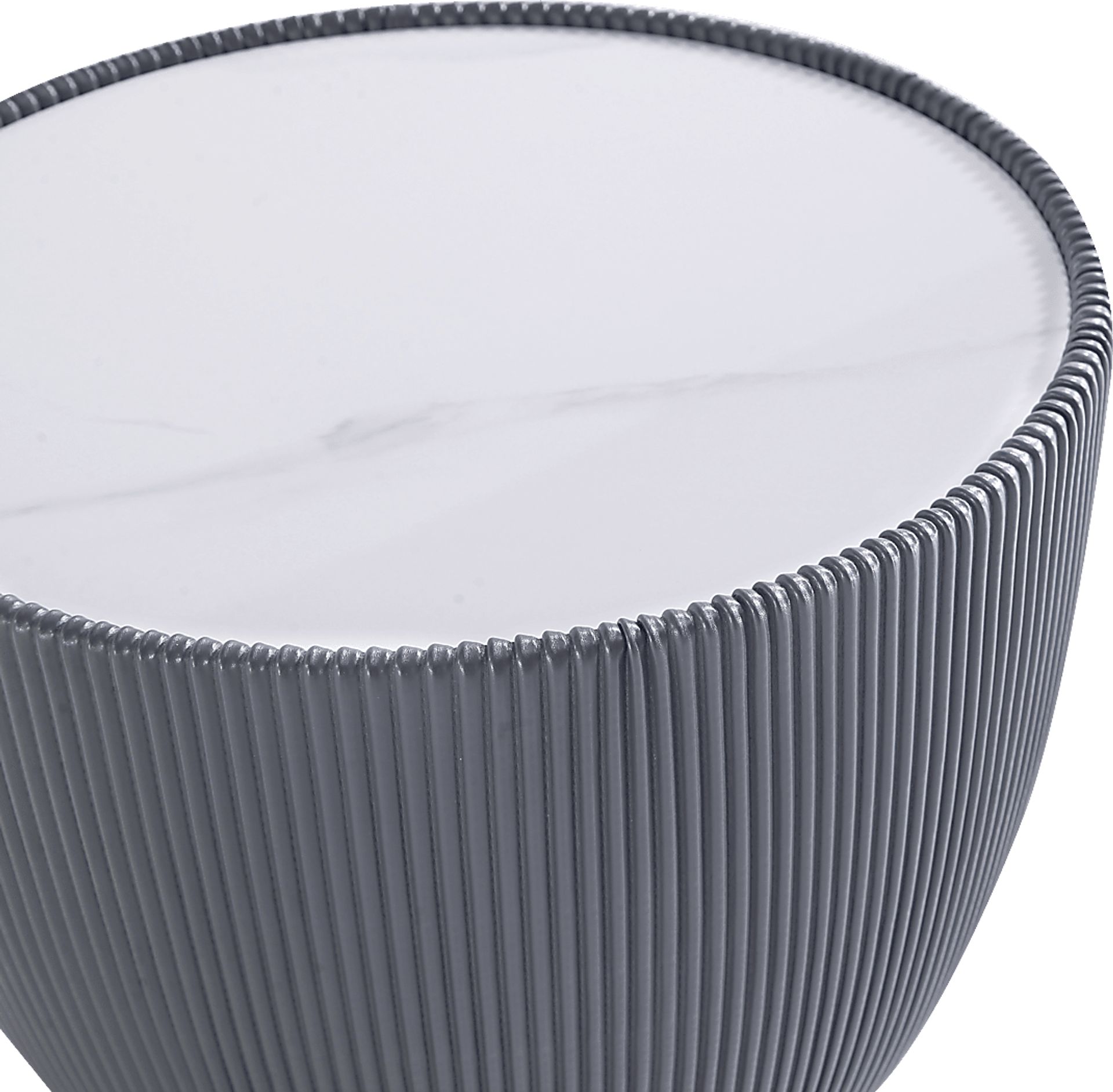 Broomcage III Gray End Table - Image 7
