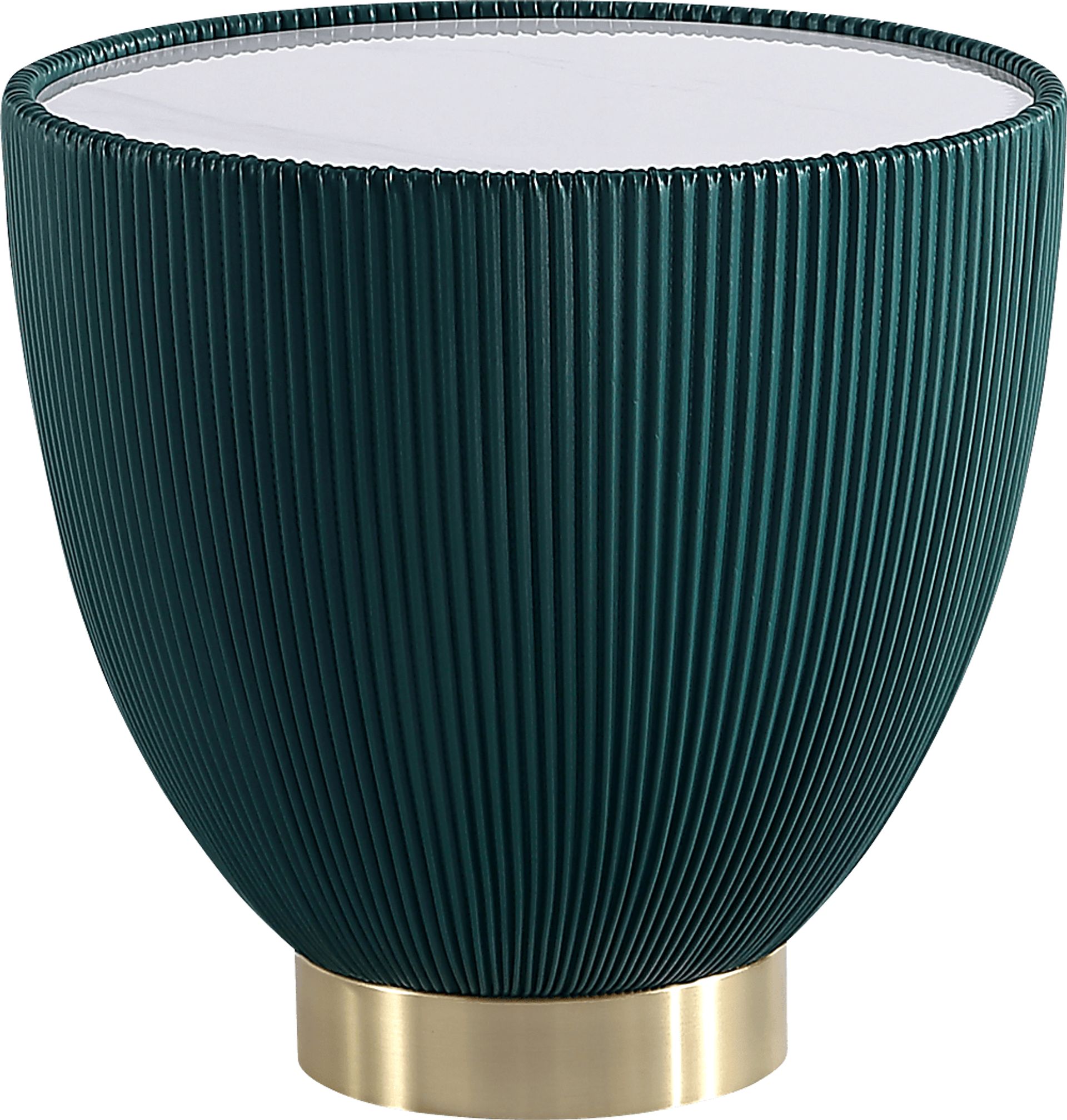 Broomcage III Green End Table - Image 1
