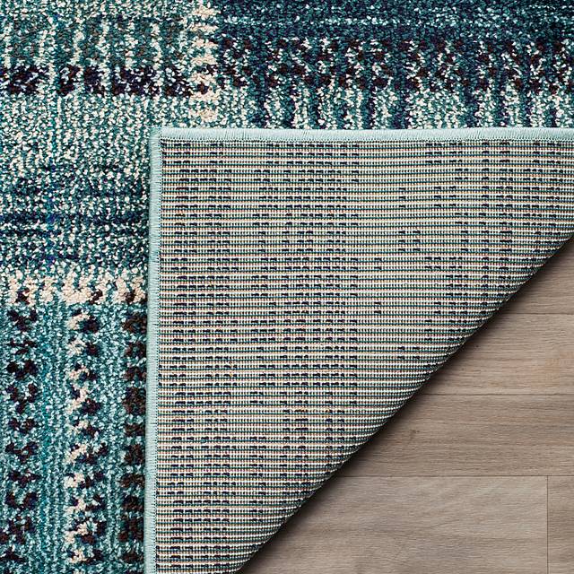 Brooten Blue 6'7 x 9'2 Rug - Thumbnail - Image 2