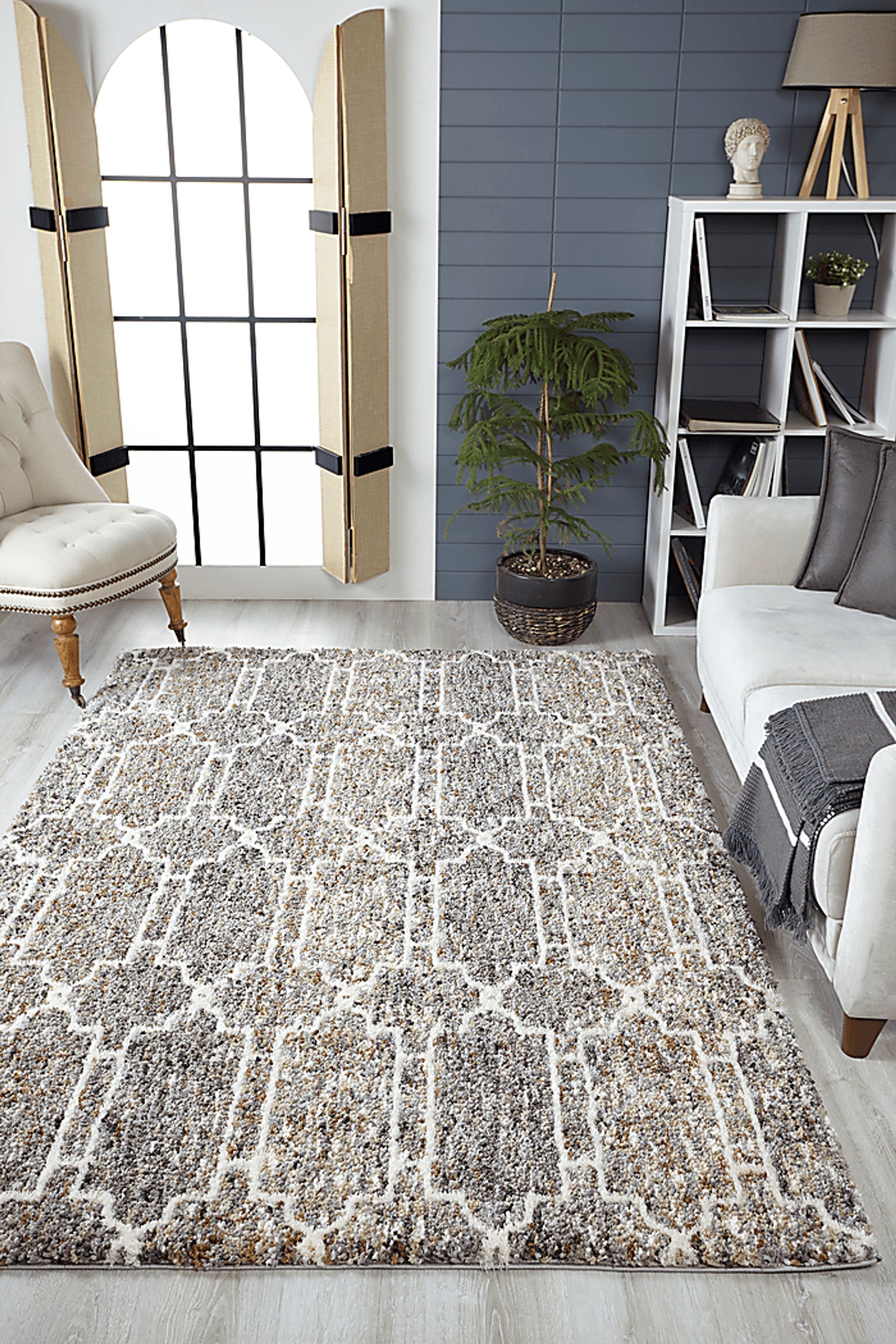 Brotane Brown 5'3 x 7'7 Rug - Image 2