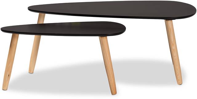 Brotherton Black Cocktail Table, Set of 2 - Thumbnail - Image 2
