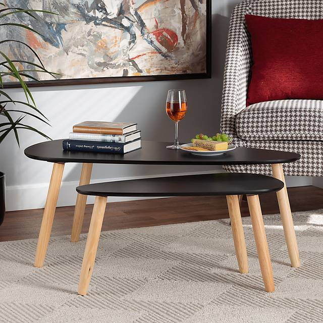 Brotherton Black Cocktail Table, Set of 2 - Thumbnail - Image 7