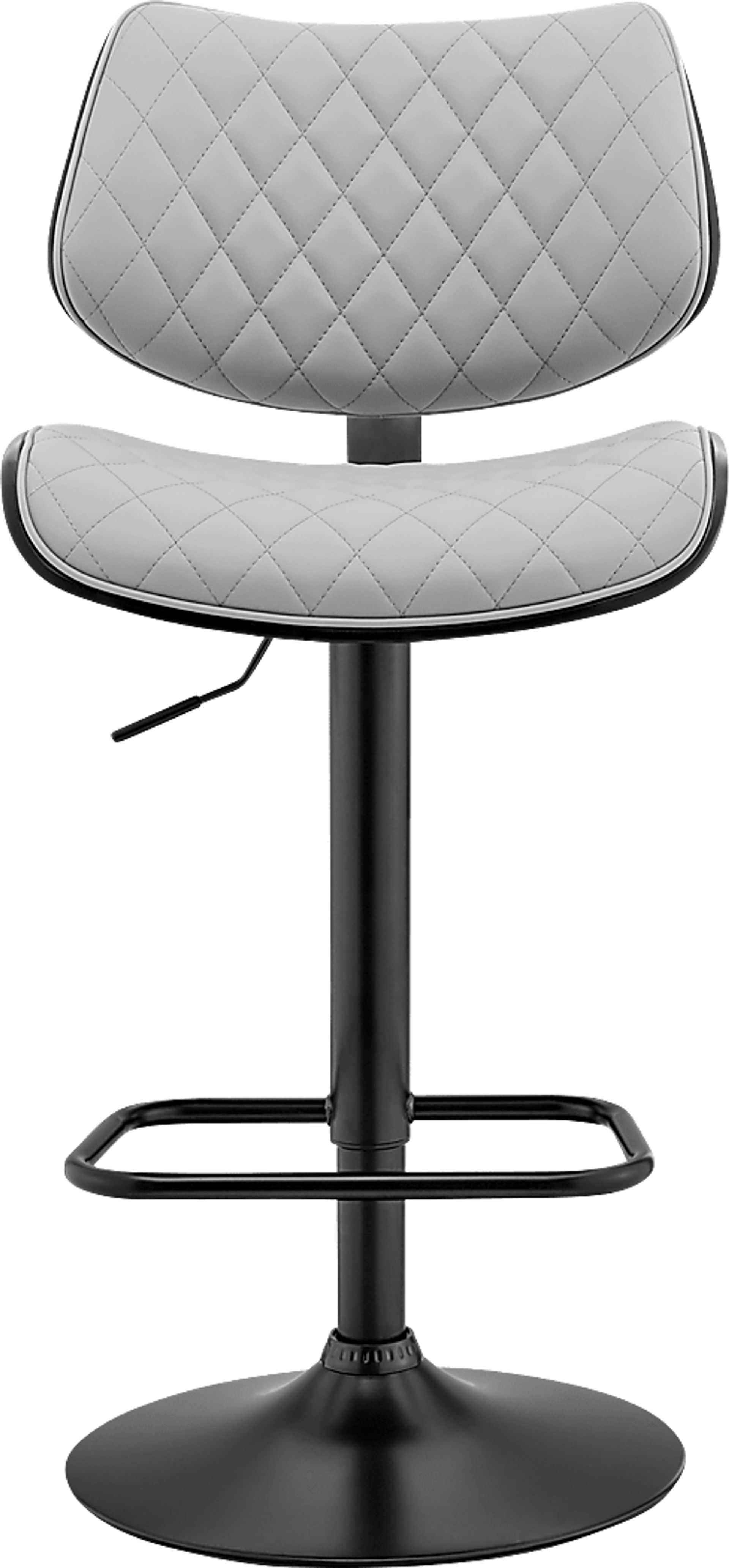 Brotois Gray Adjustable Barstool - Image 3