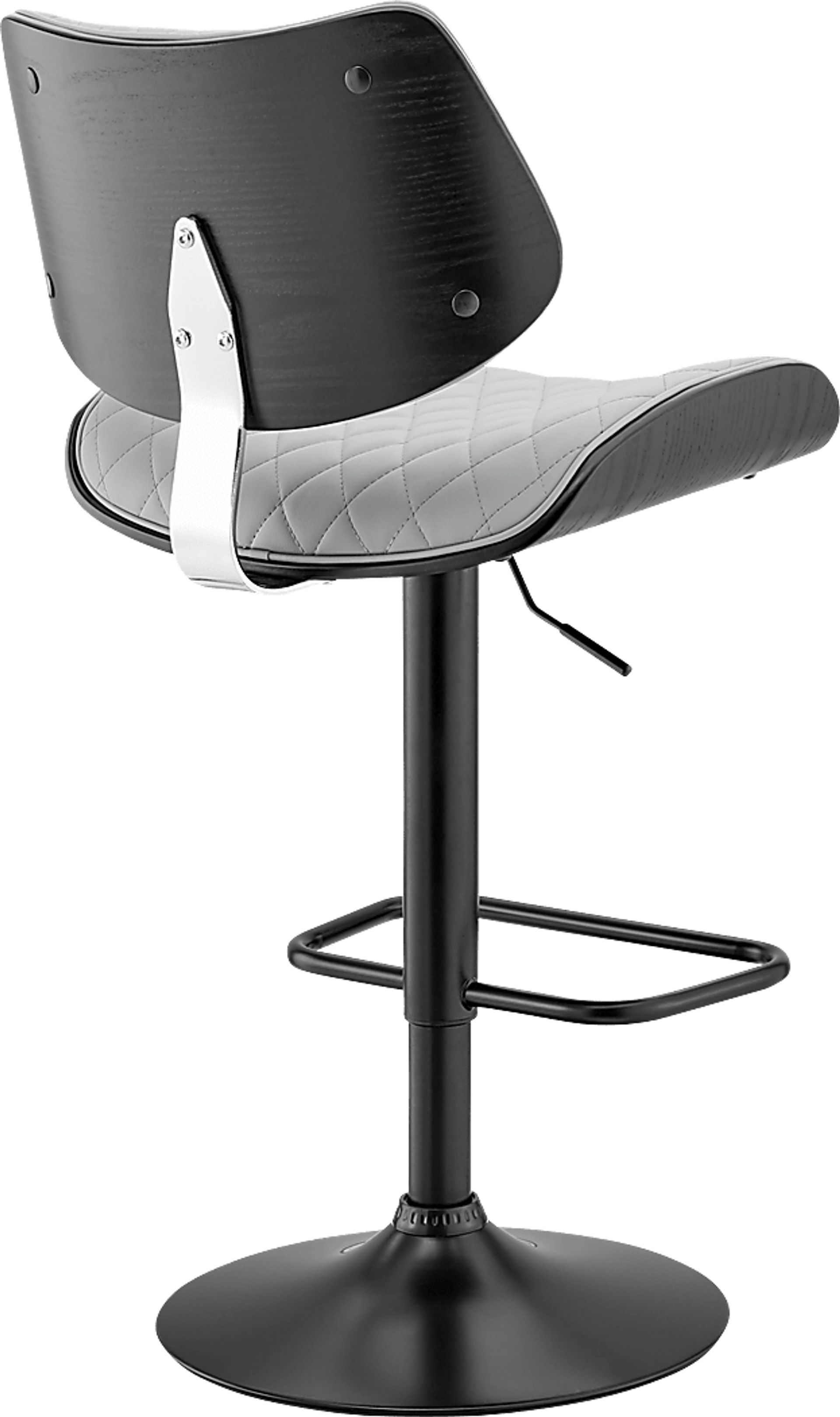 Brotois Gray Adjustable Barstool - Image 5