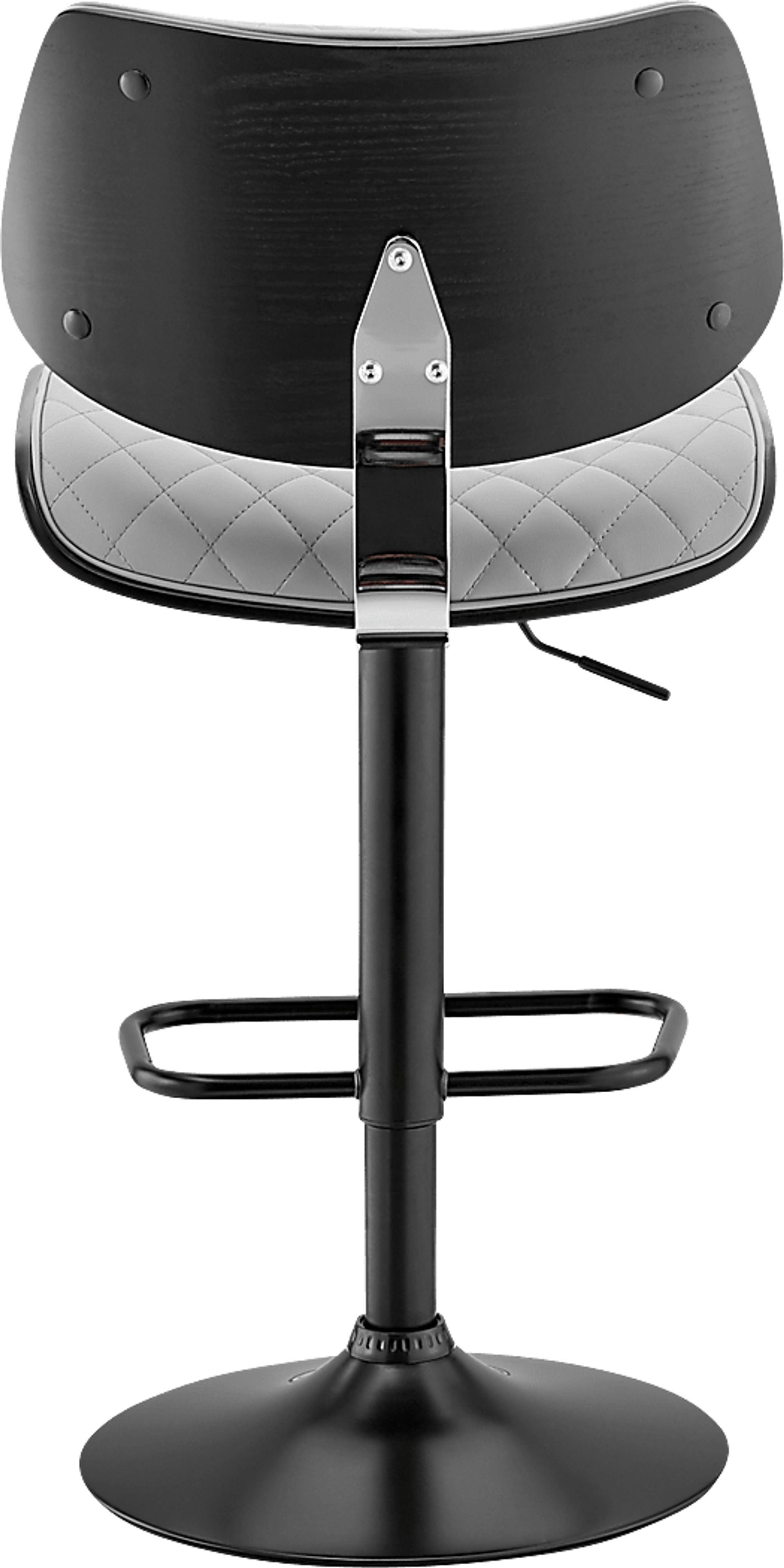 Brotois Gray Adjustable Barstool - Image 6