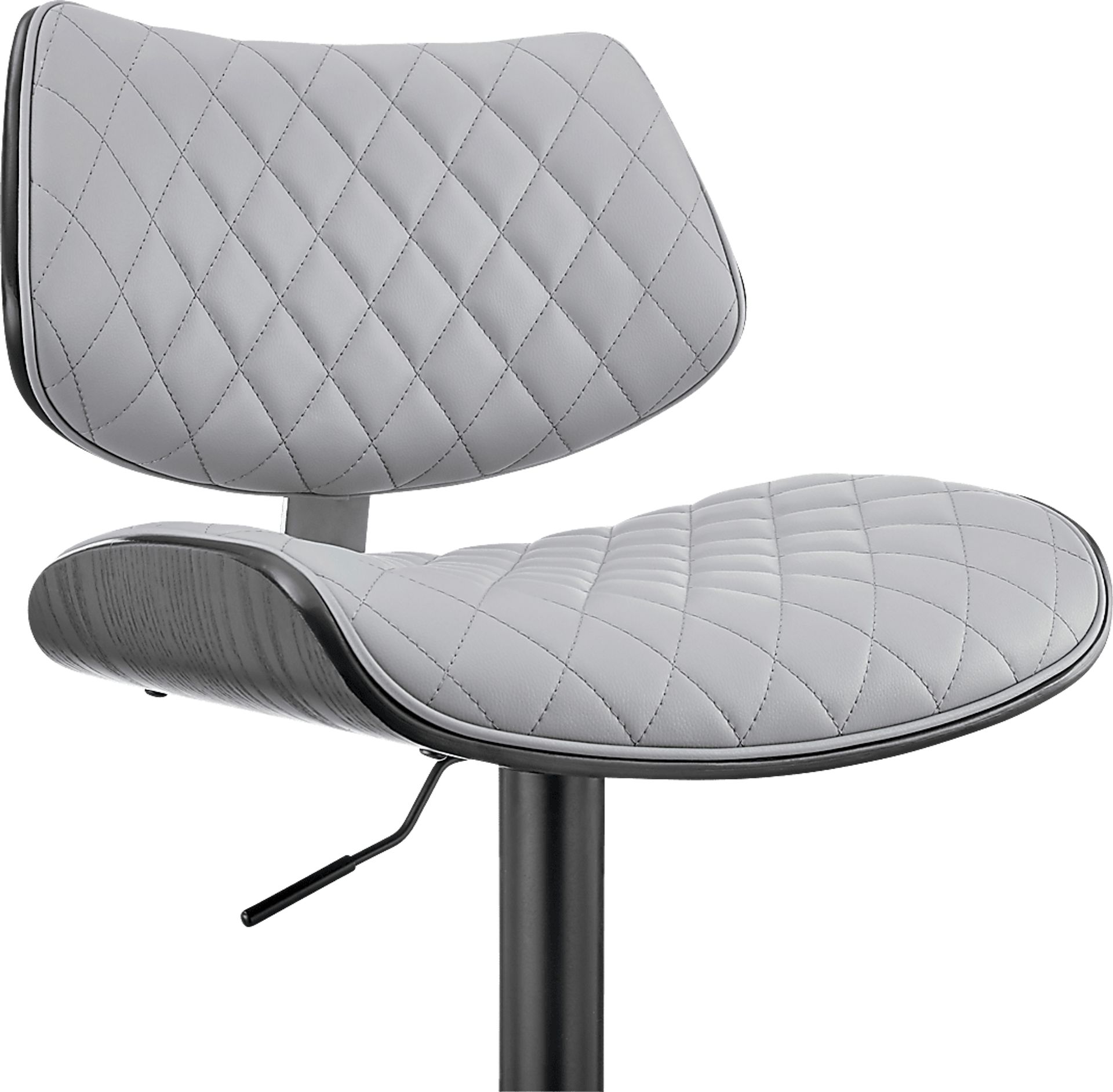 Brotois Gray Adjustable Barstool - Image 7