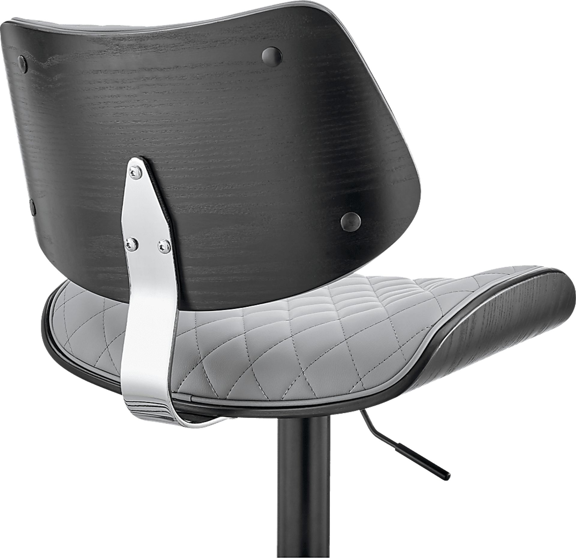 Brotois Gray Adjustable Barstool - Image 8