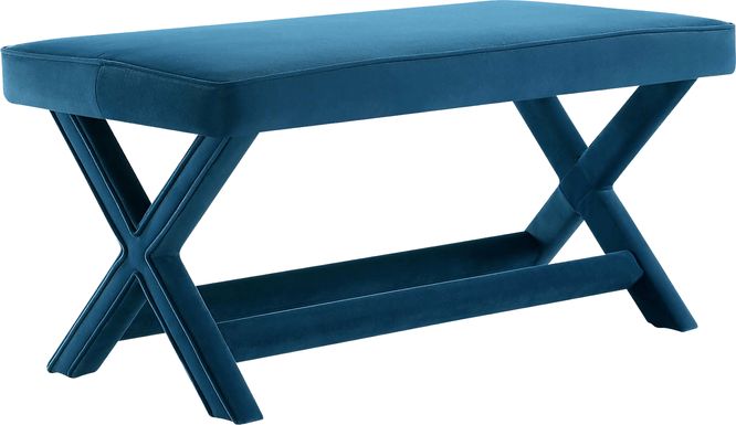 Brougham II Blue Bench