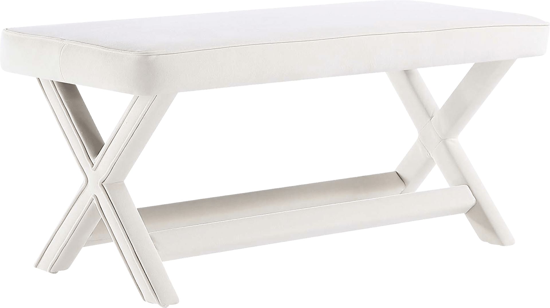 Brougham II Cream Bench - Image 1