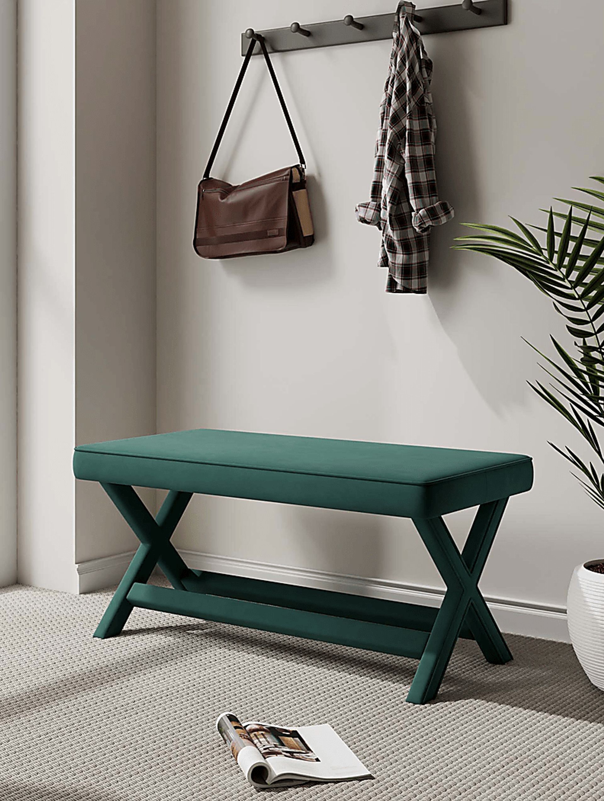 Brougham II Green Bench - Image 2