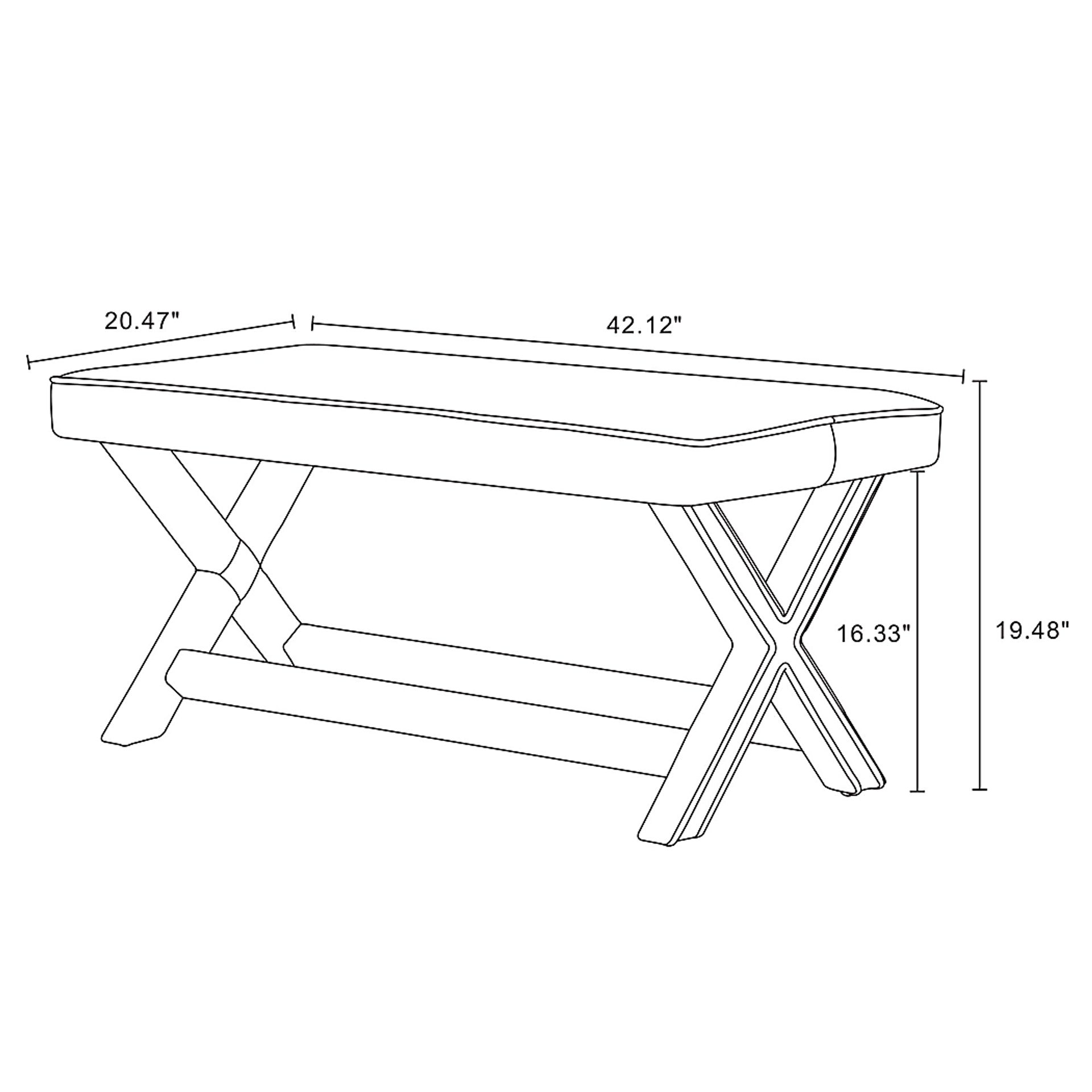 Brougham II Green Bench - Image 10