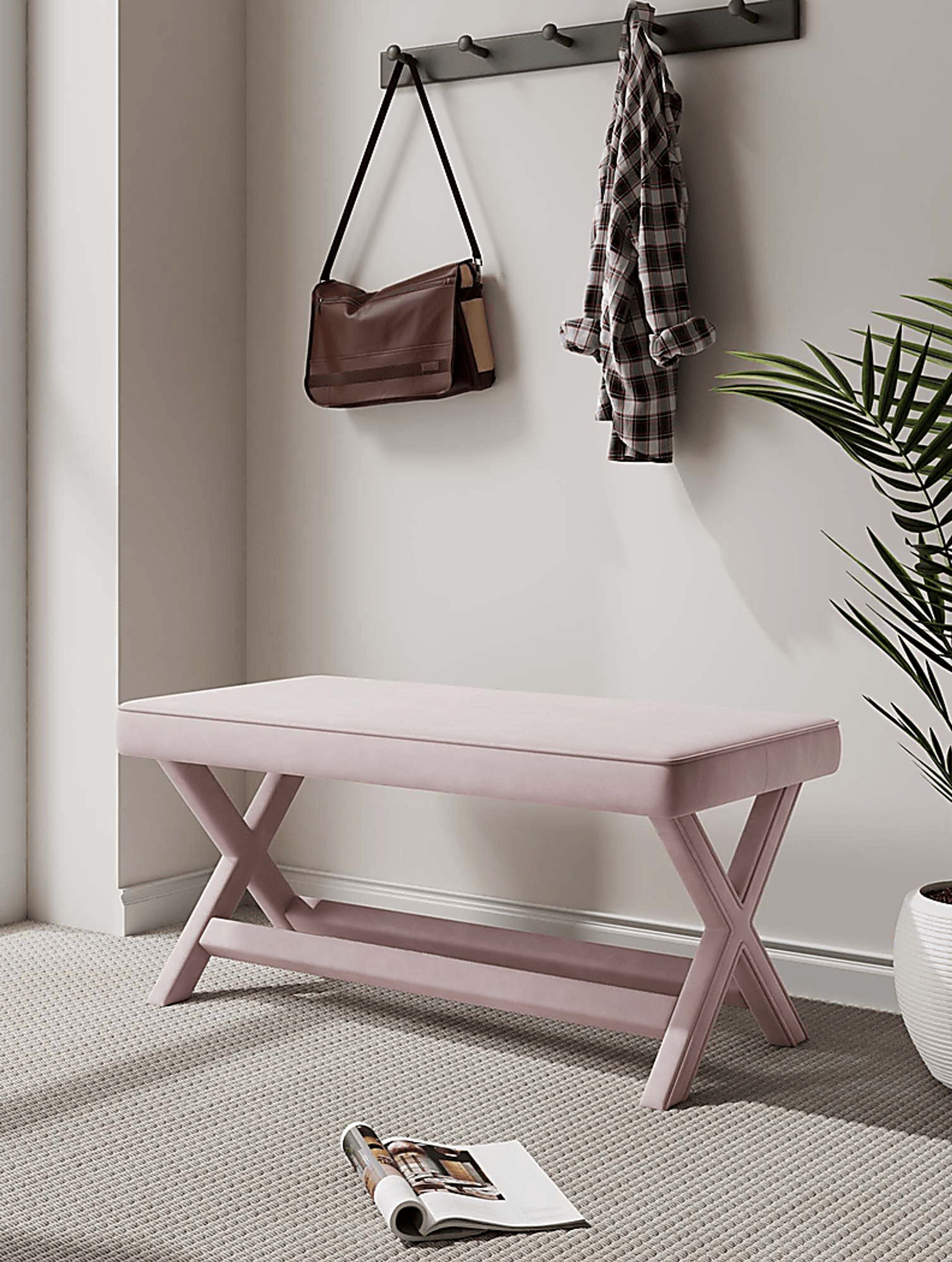 Brougham II Pink Bench - Image 2