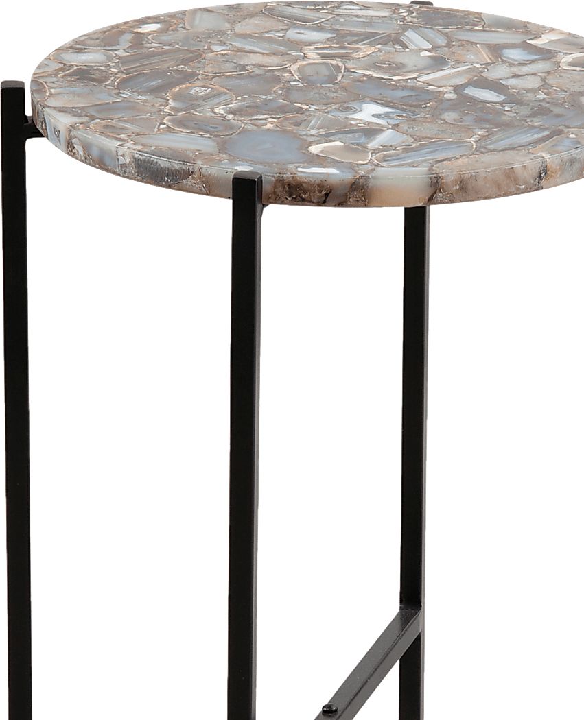 Brouilette Black Accent Table - Thumbnail 2