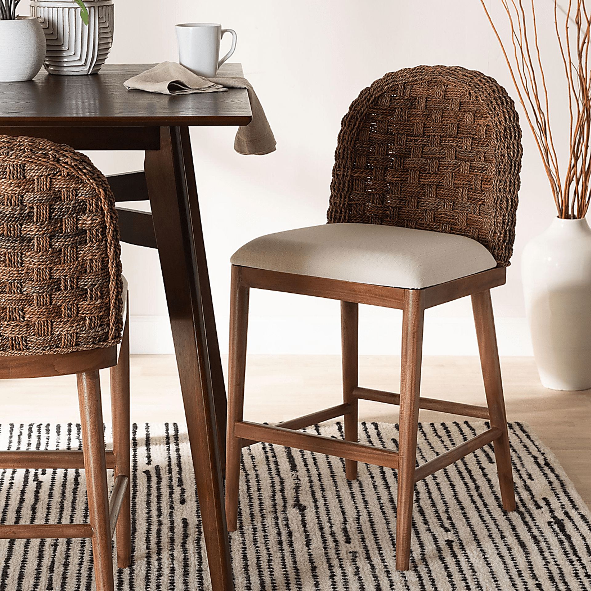 Brouilly Brown Counter Stool - Image 2