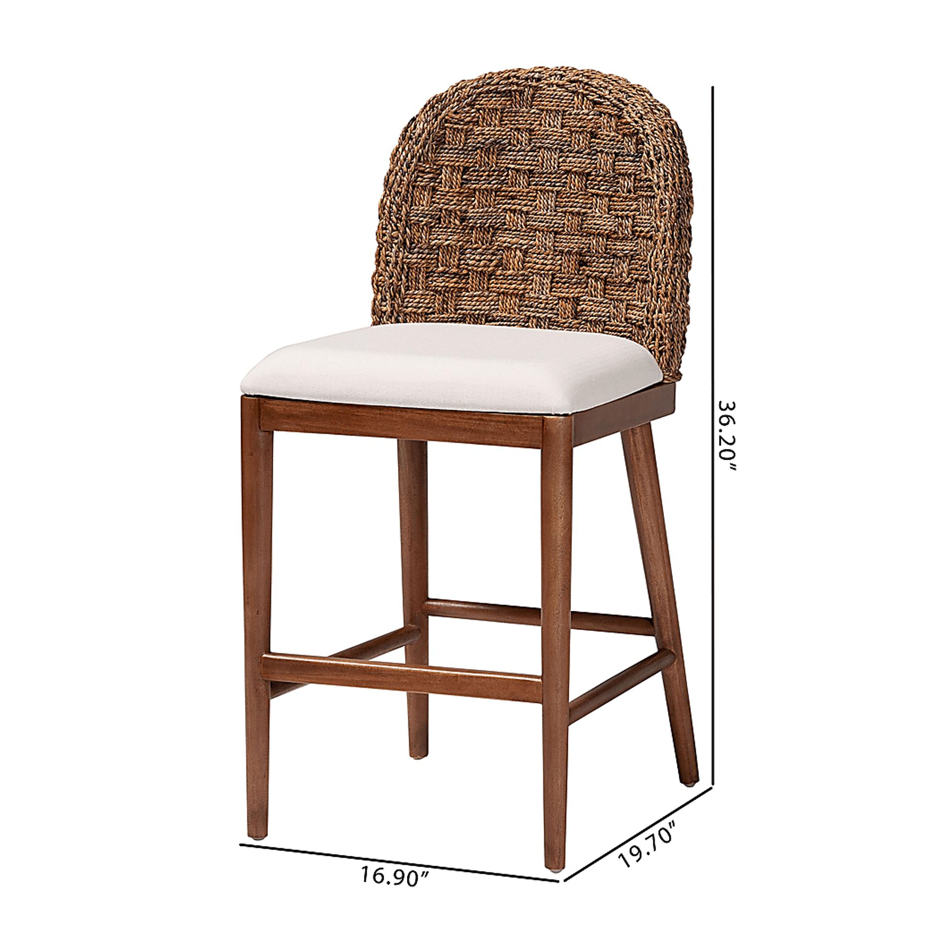 Brouilly Brown Counter Stool - Image 10