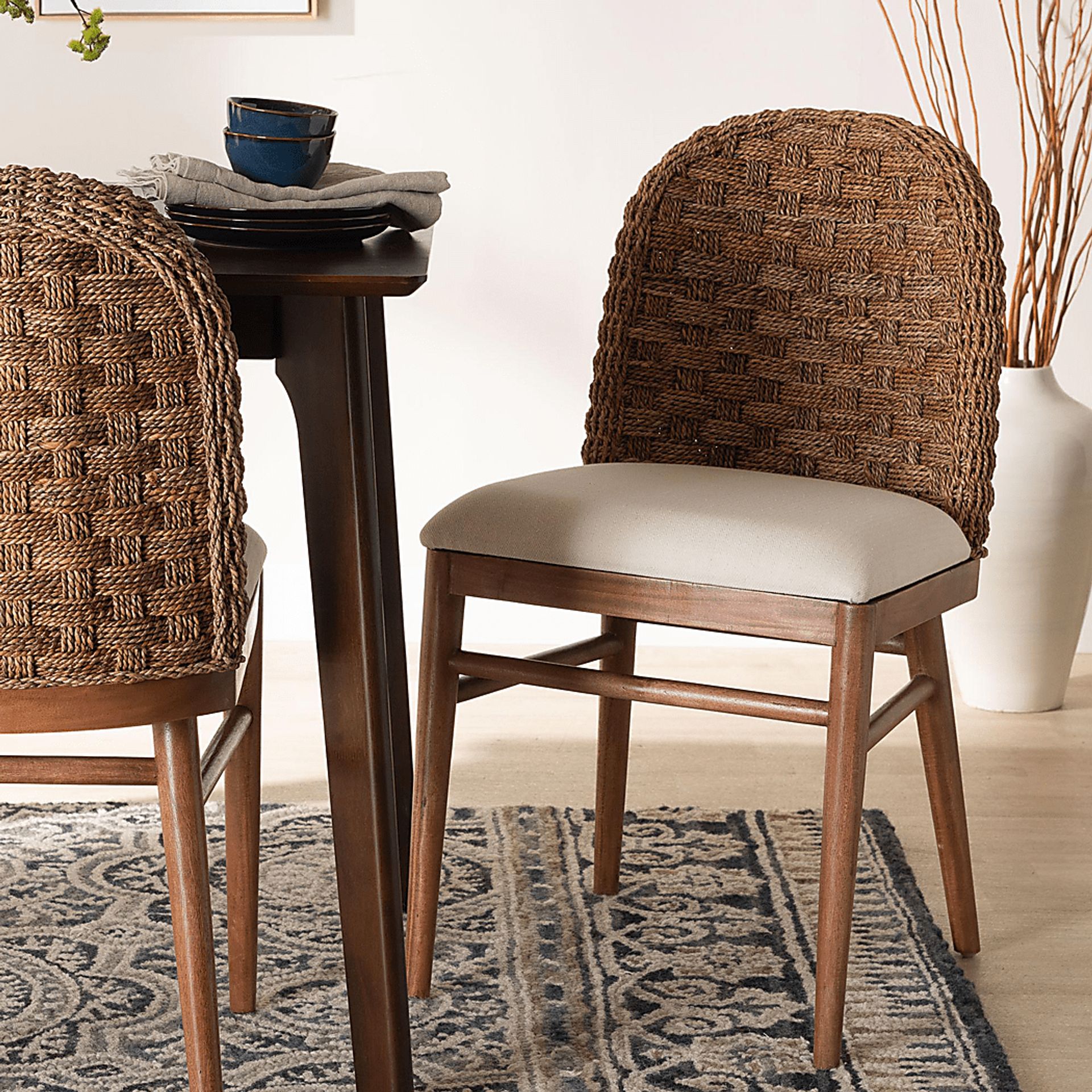 Brouilly Brown Dining Chair - Image 2