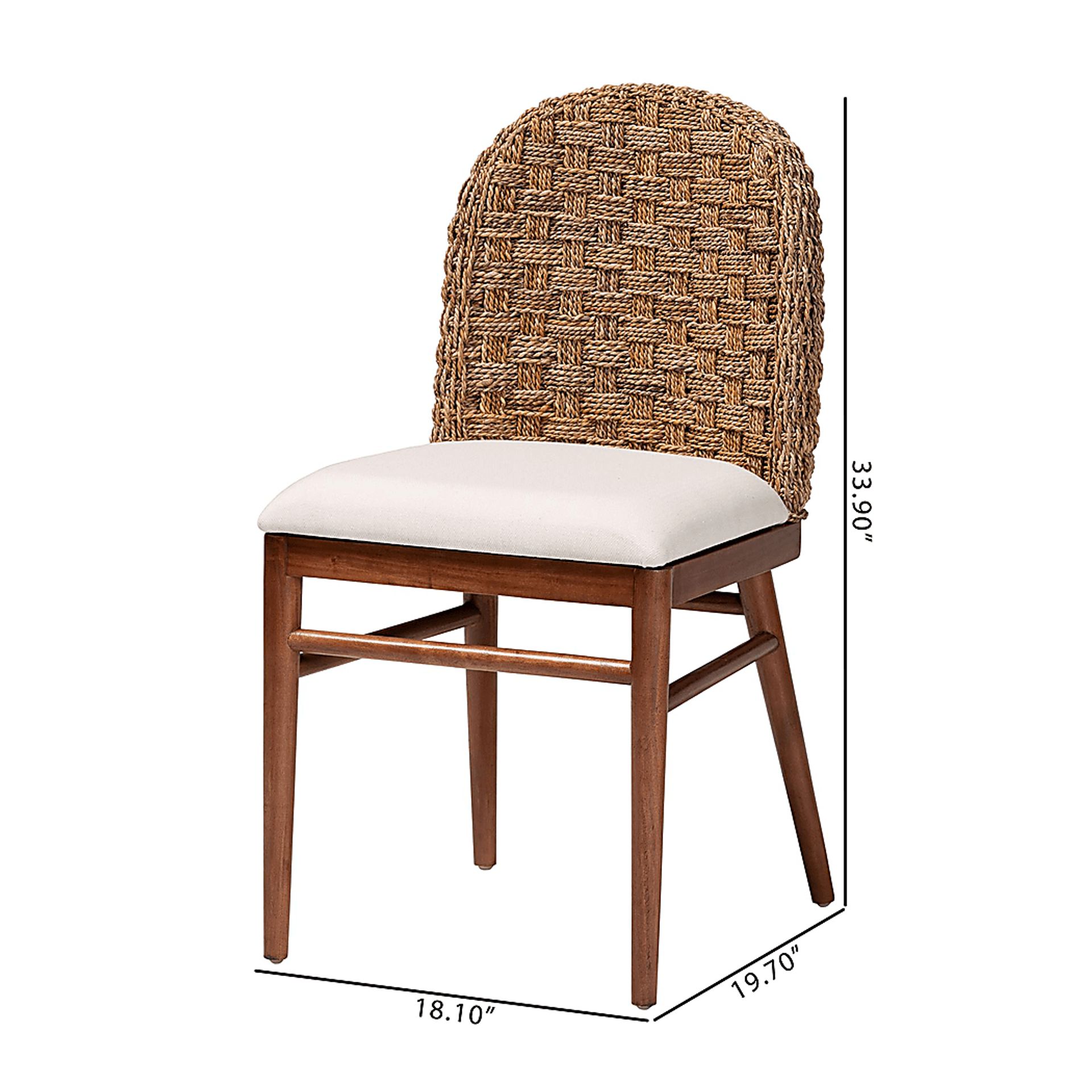 Brouilly Brown Dining Chair - Image 10