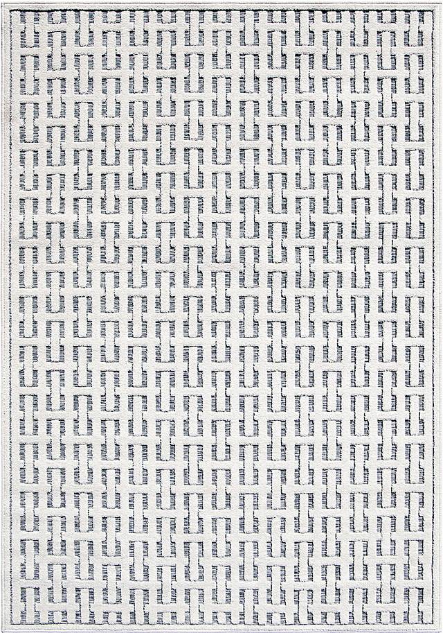 Broussard White 5'2 x 7'6 Rug - Thumbnail - Image 1