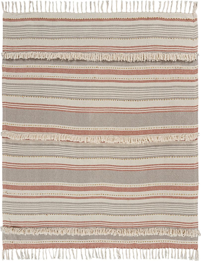 Brownbury Beige Throw Blanket