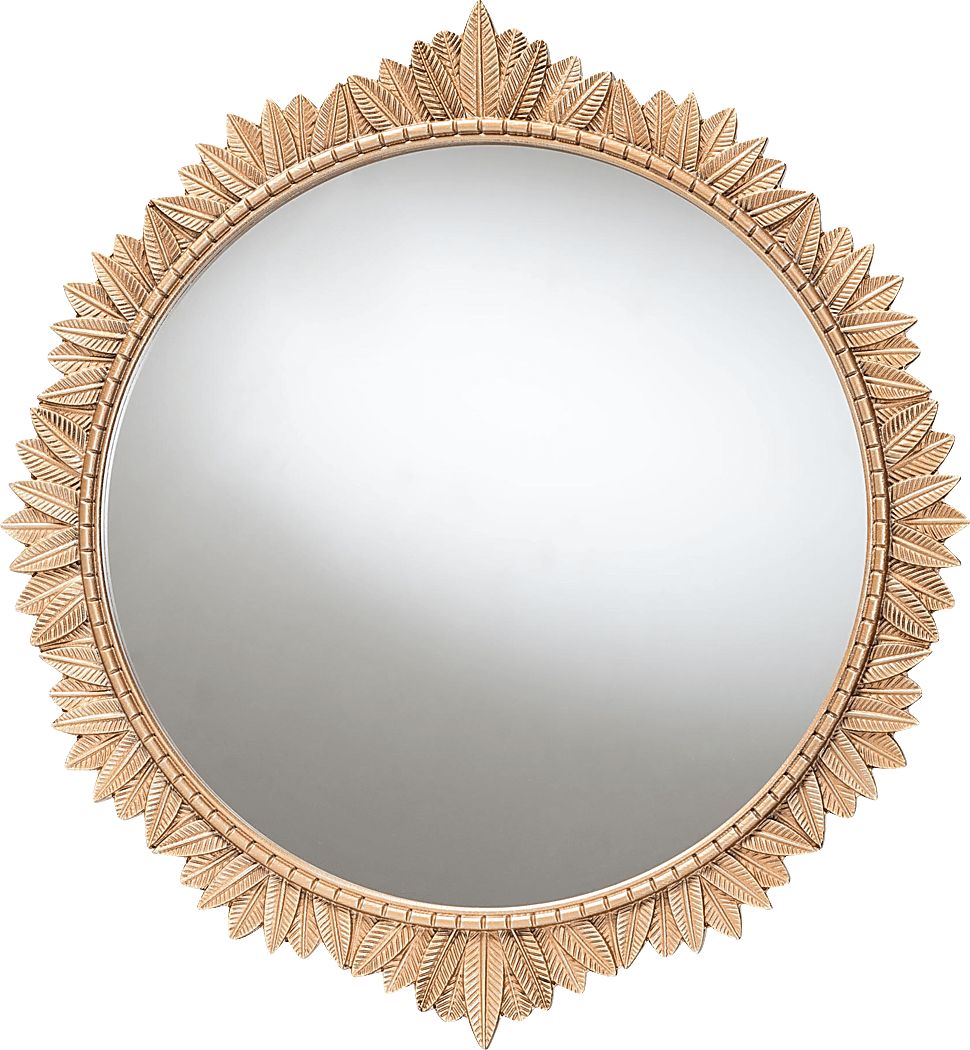 Browndalea Gold Round Mirror