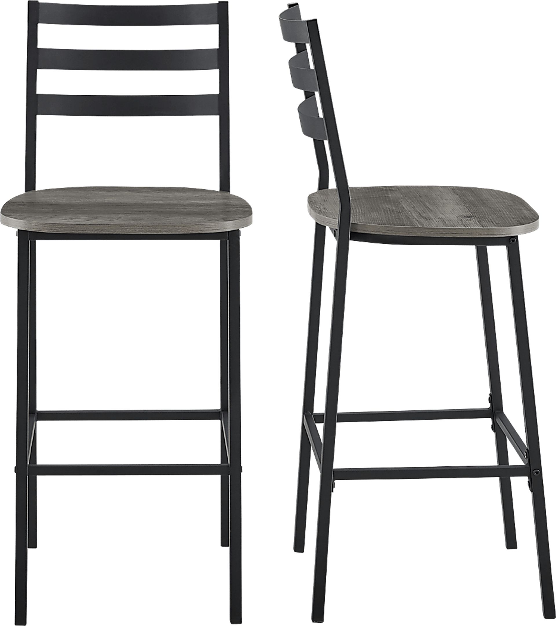 Brownsboro Gray Counter Height Stool, Set of 2 - Image 2