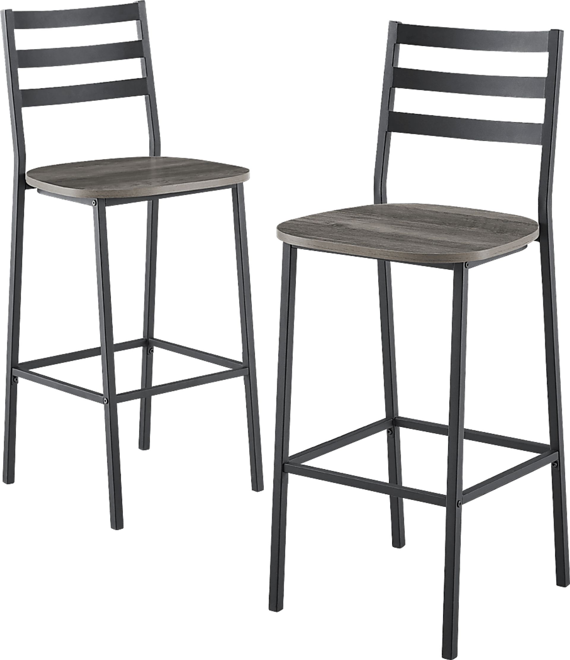 Brownsboro Gray Counter Height Stool, Set of 2 - Image 1