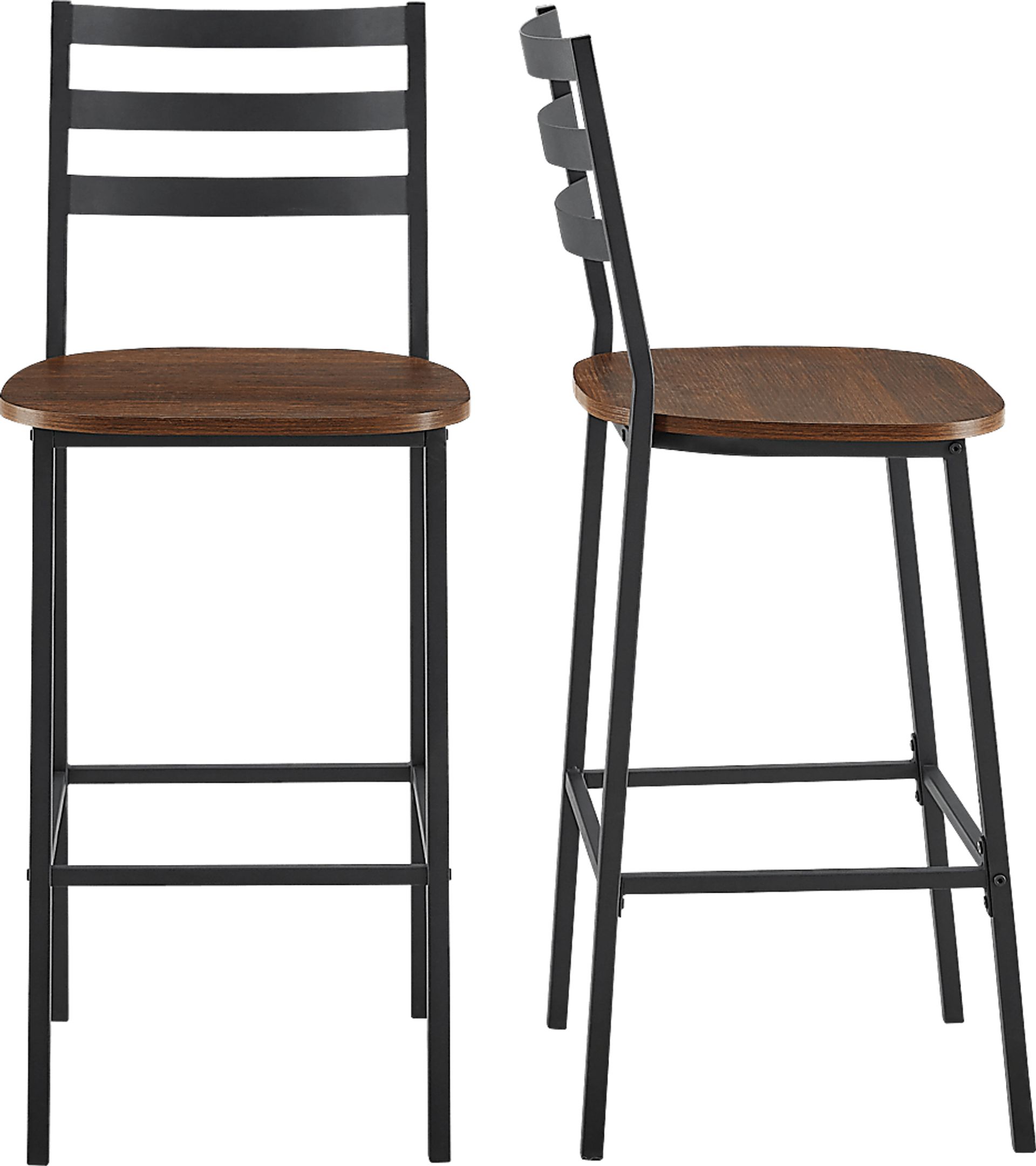 Brownsboro Walnut Counter Height Stool, Set of 2 - Image 2