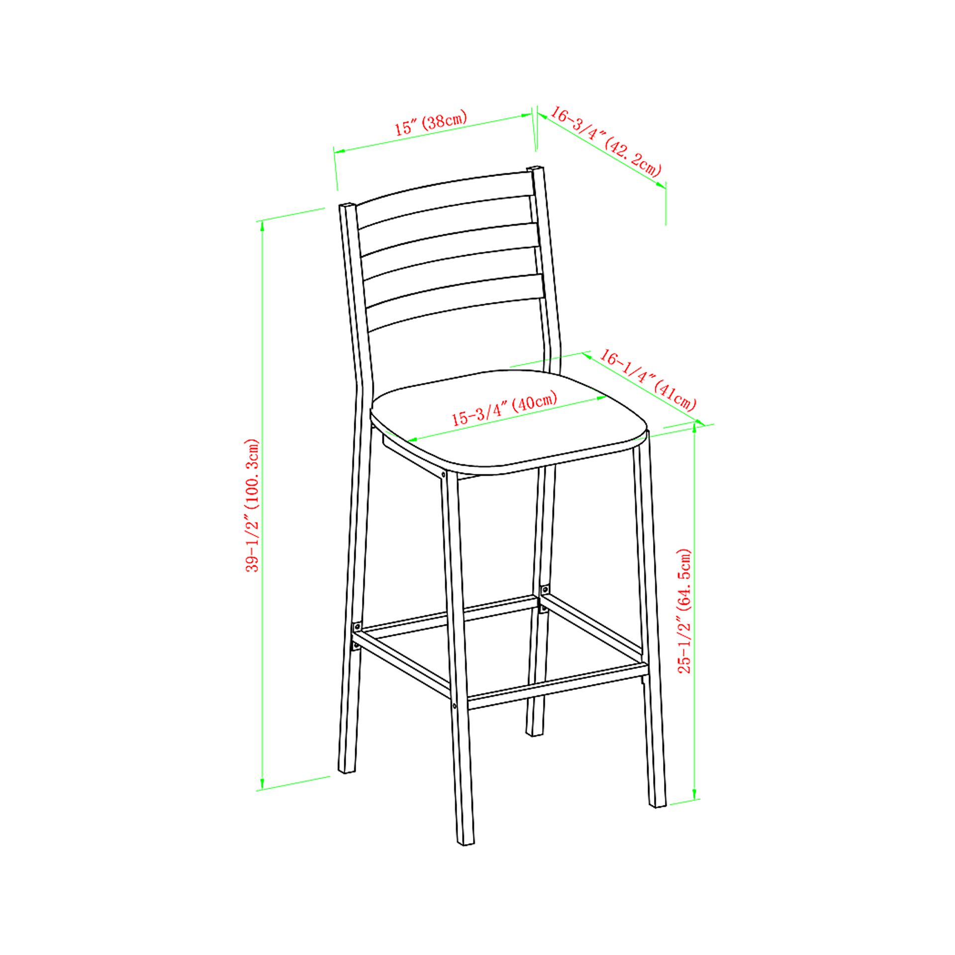 Brownsboro Walnut Counter Height Stool, Set of 2 - Image 5
