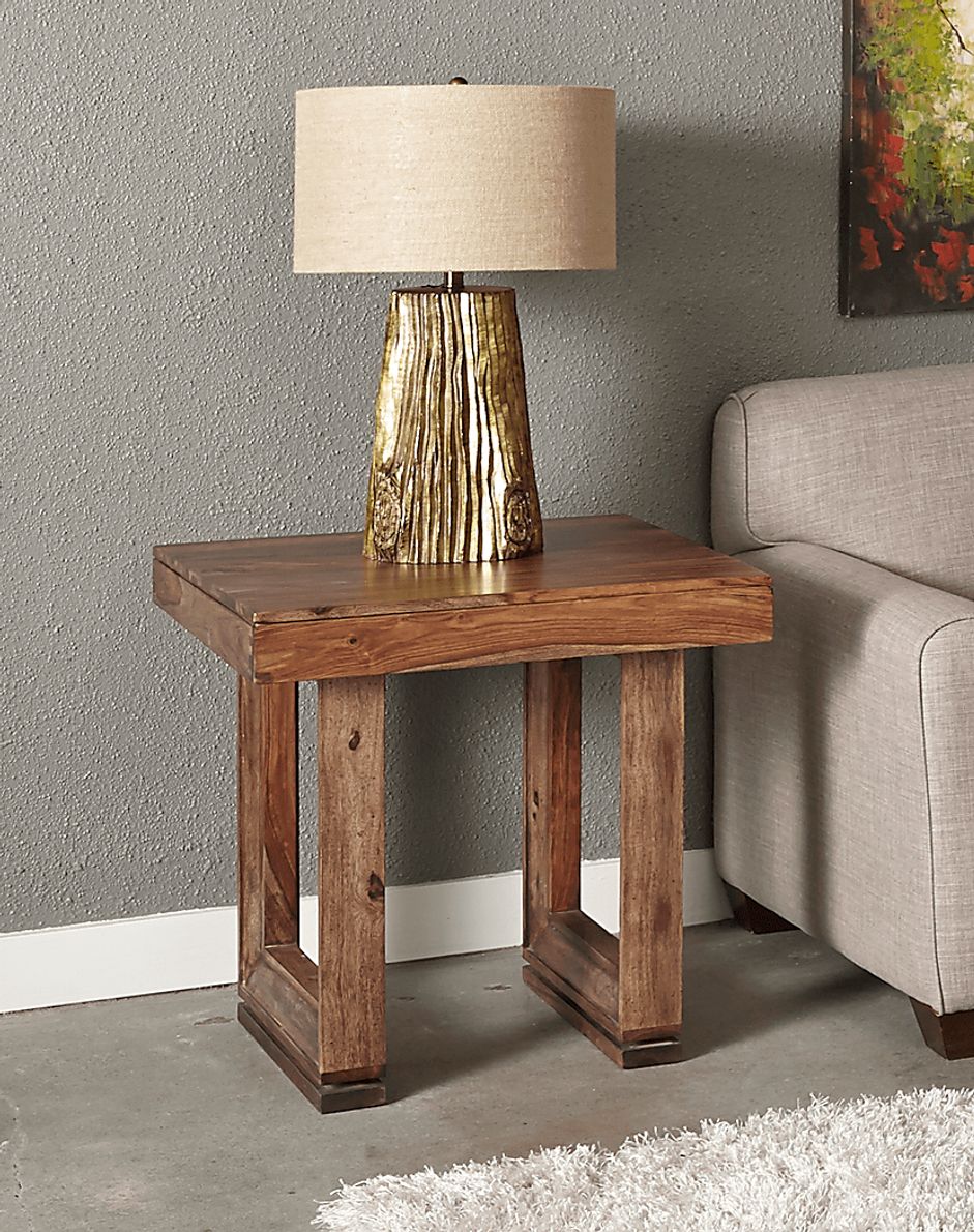 Brownstone Nut Brown End Table