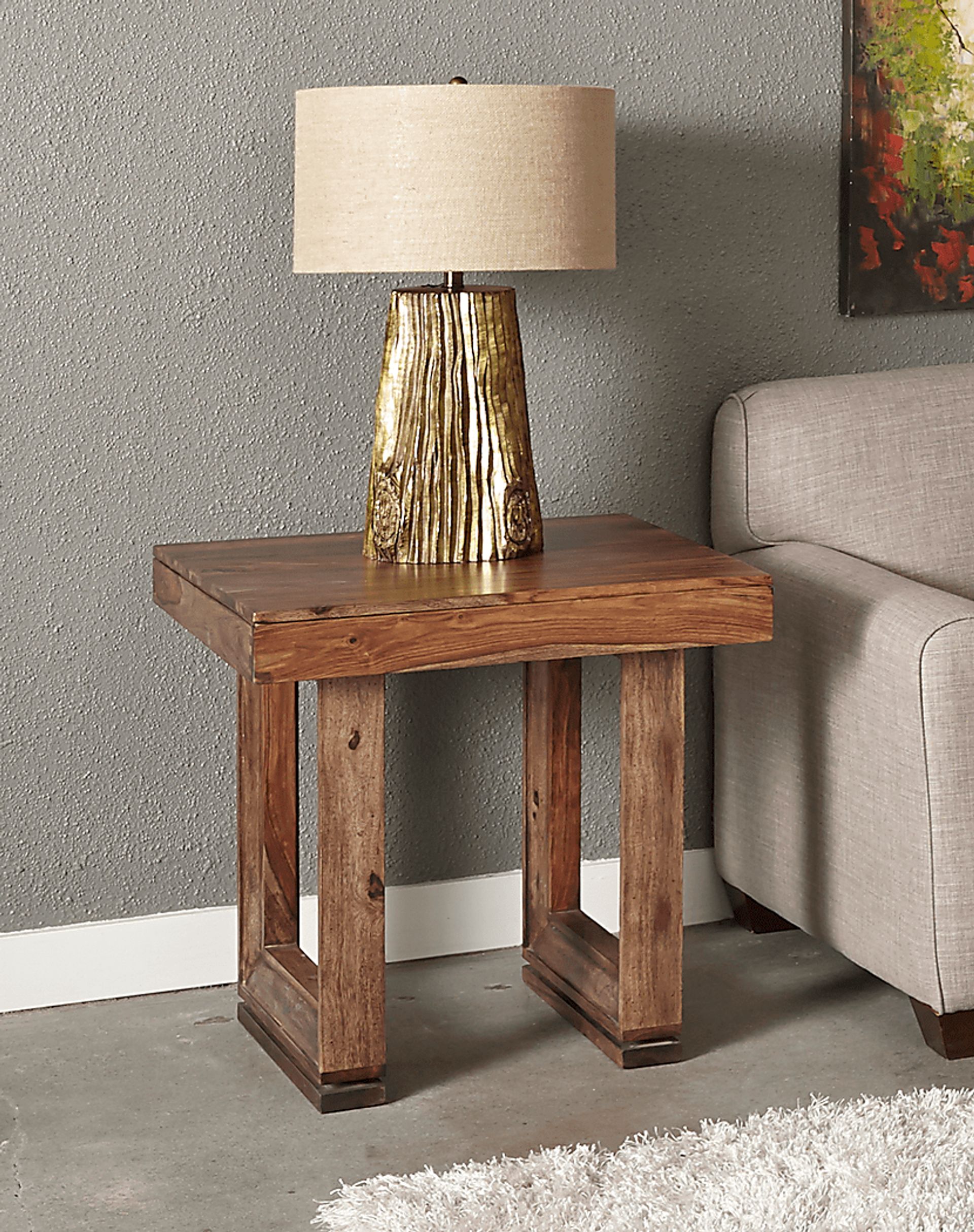 Brownstone Nut Brown End Table - Image 2