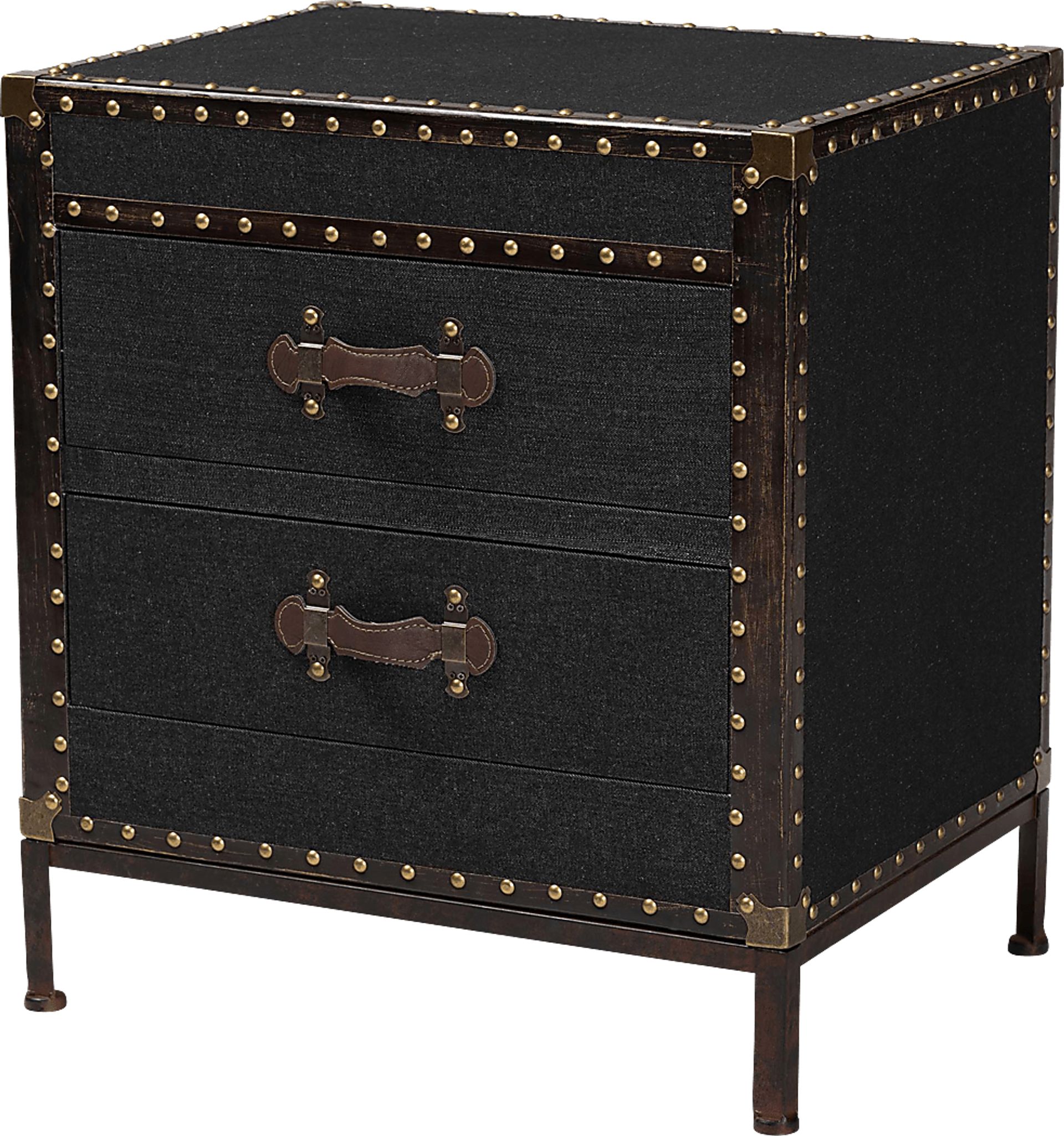 Brownsy I Black End Table - Image 1